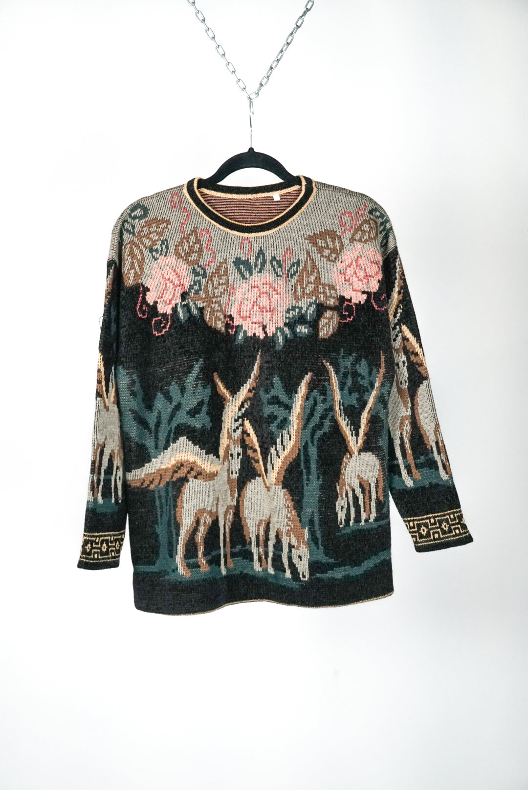 Pull licorne en maille