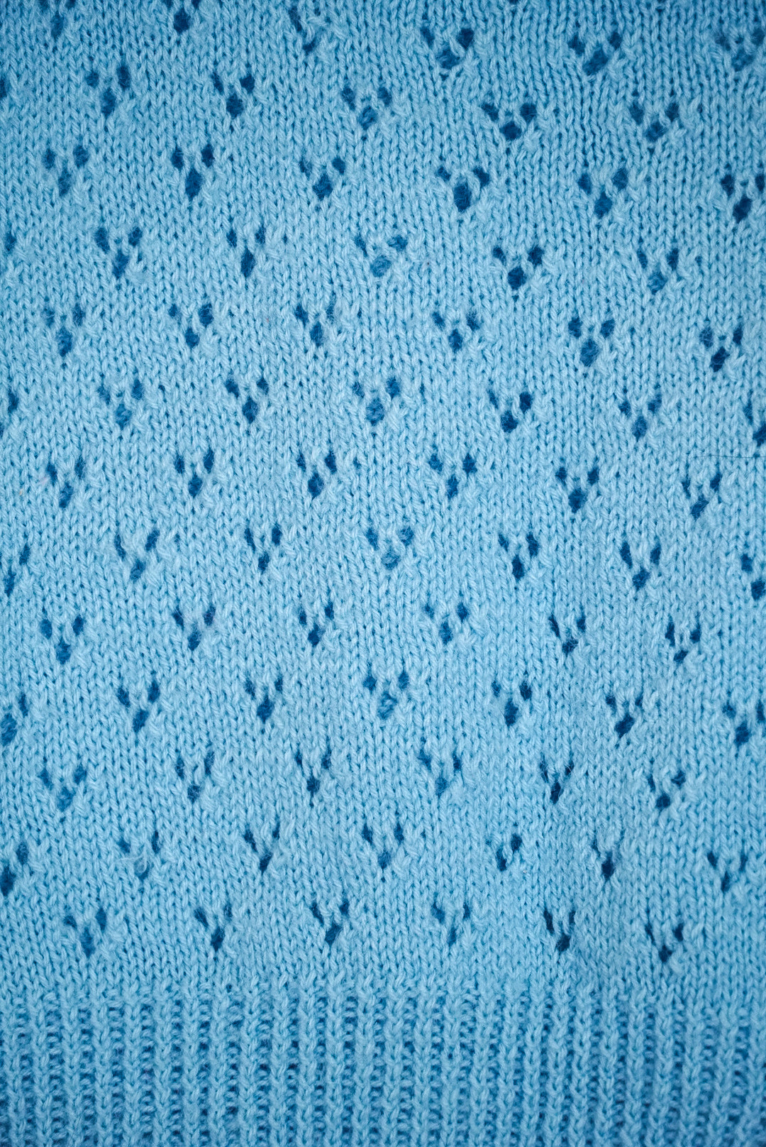 Pull sans manches bleu