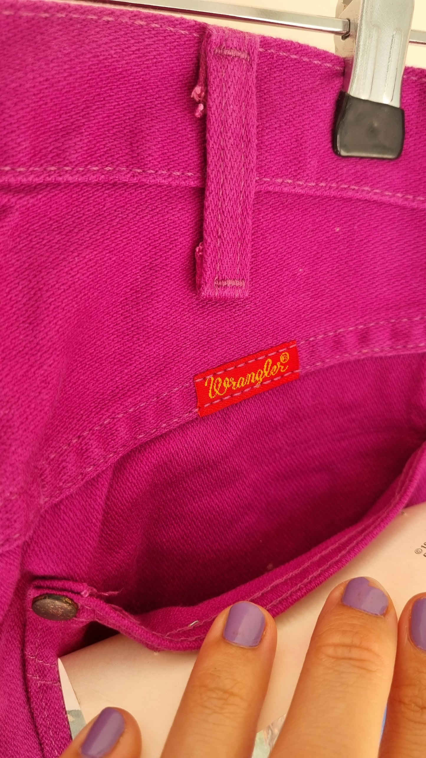 Jean Wrangler fuschia