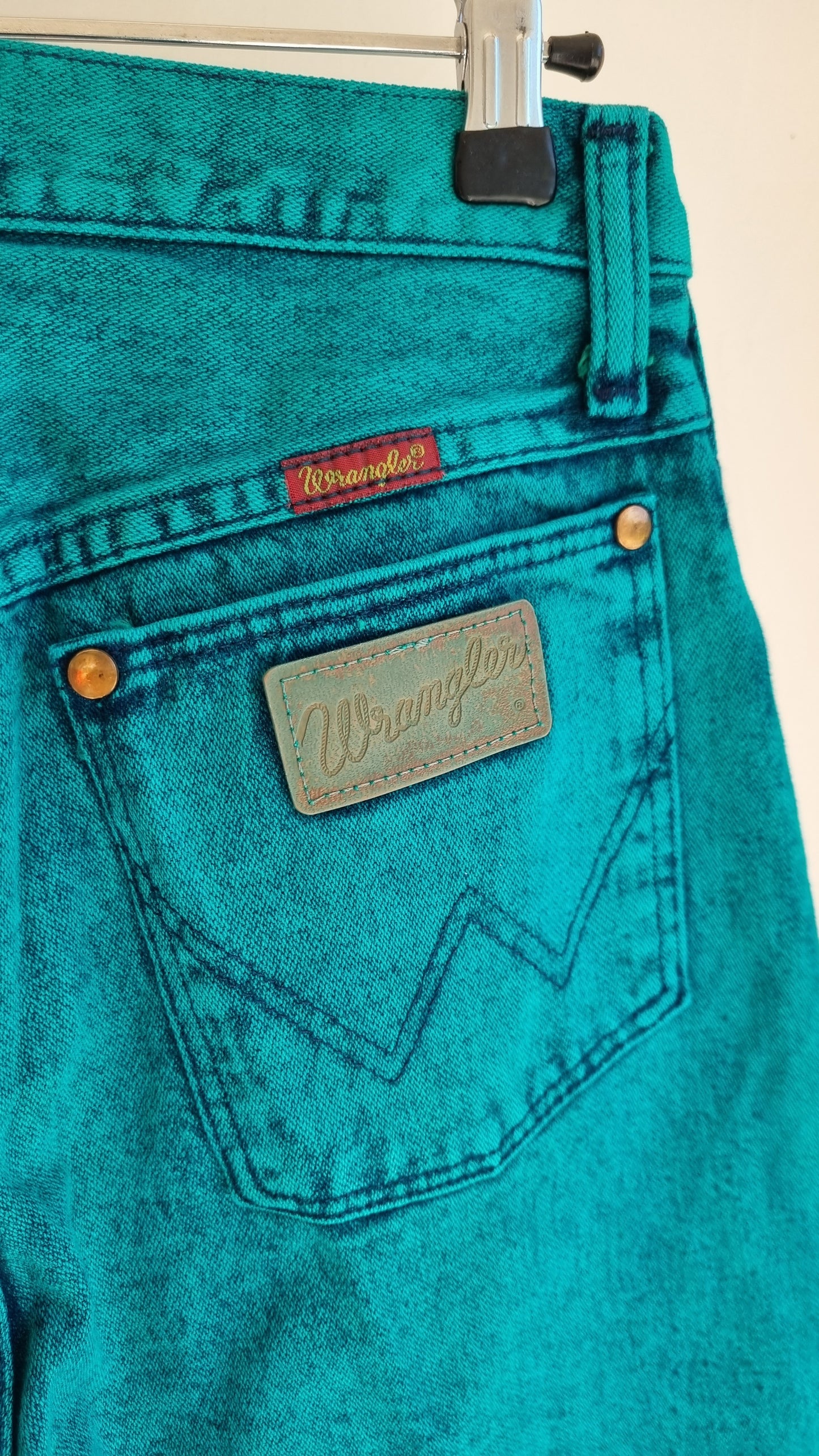 Jean vert moucheté Wrangler