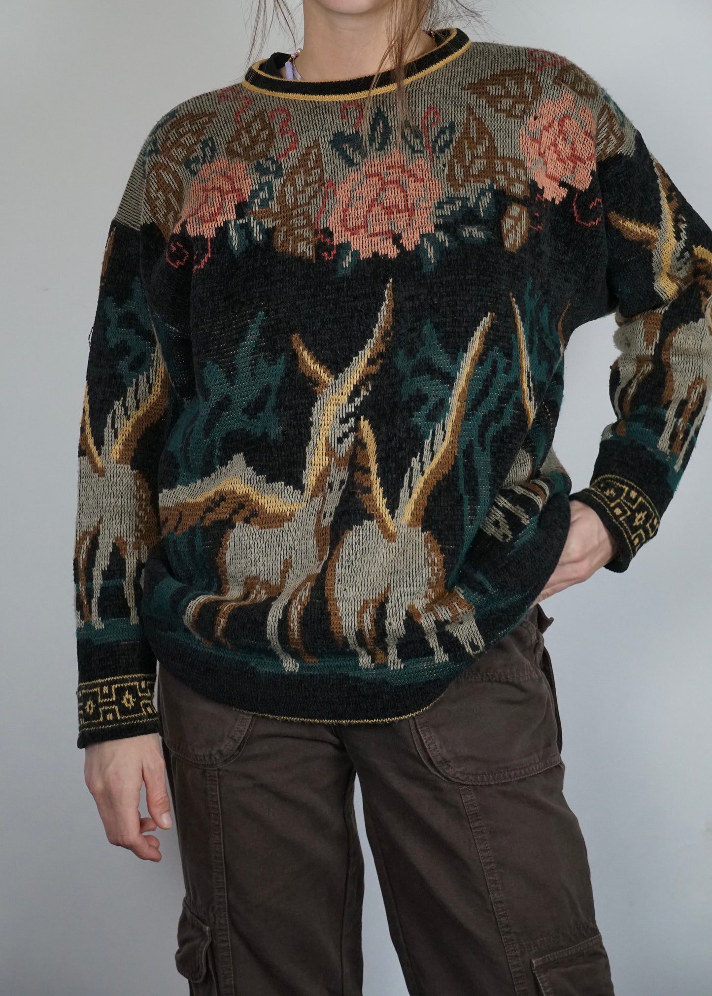 Pull licorne en maille