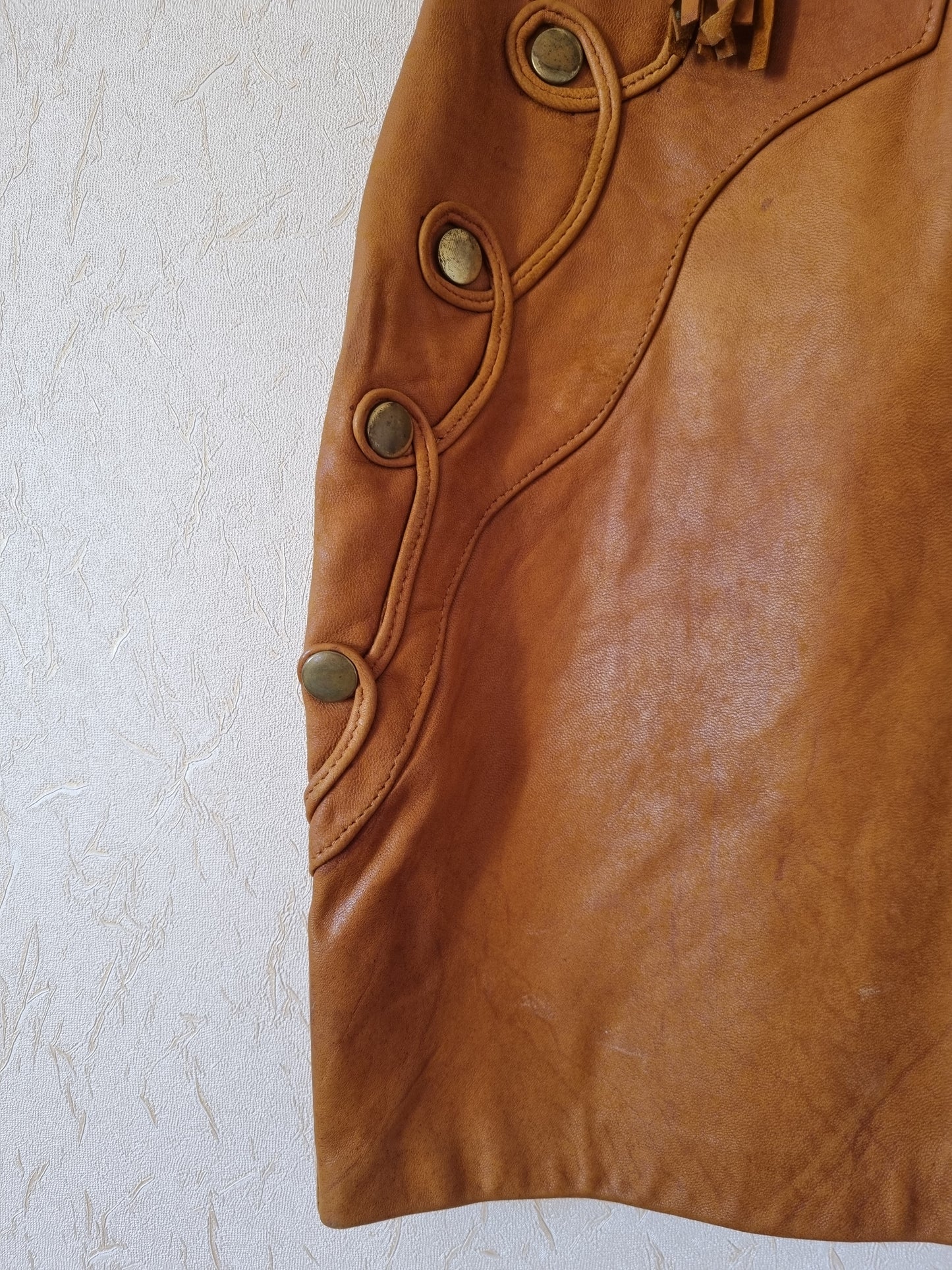 Jupe en cuir Gap