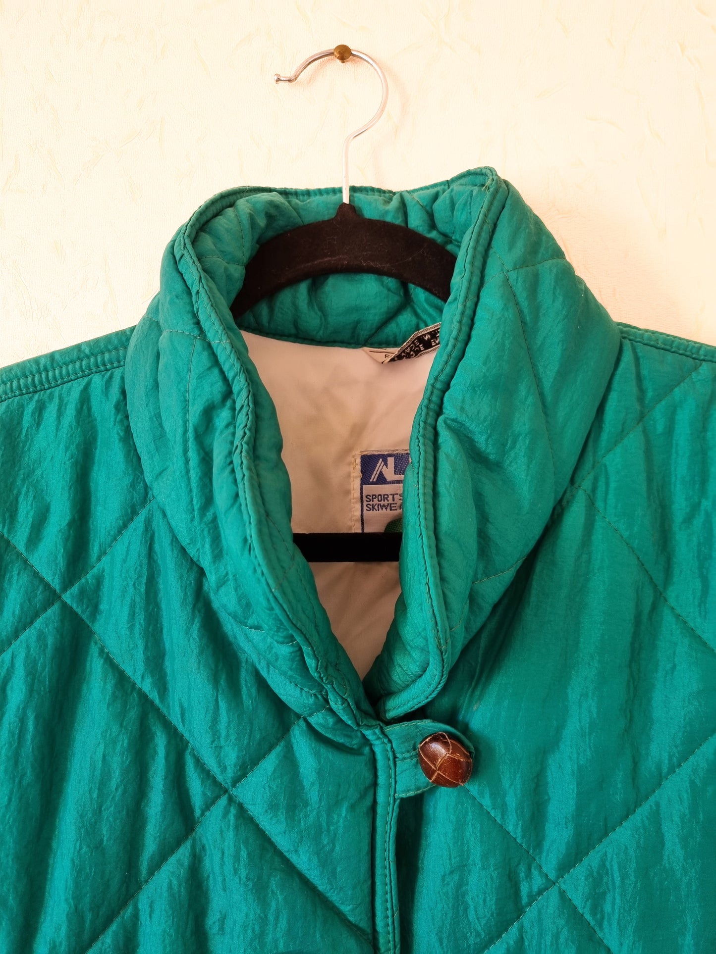 Veste matelassé vert