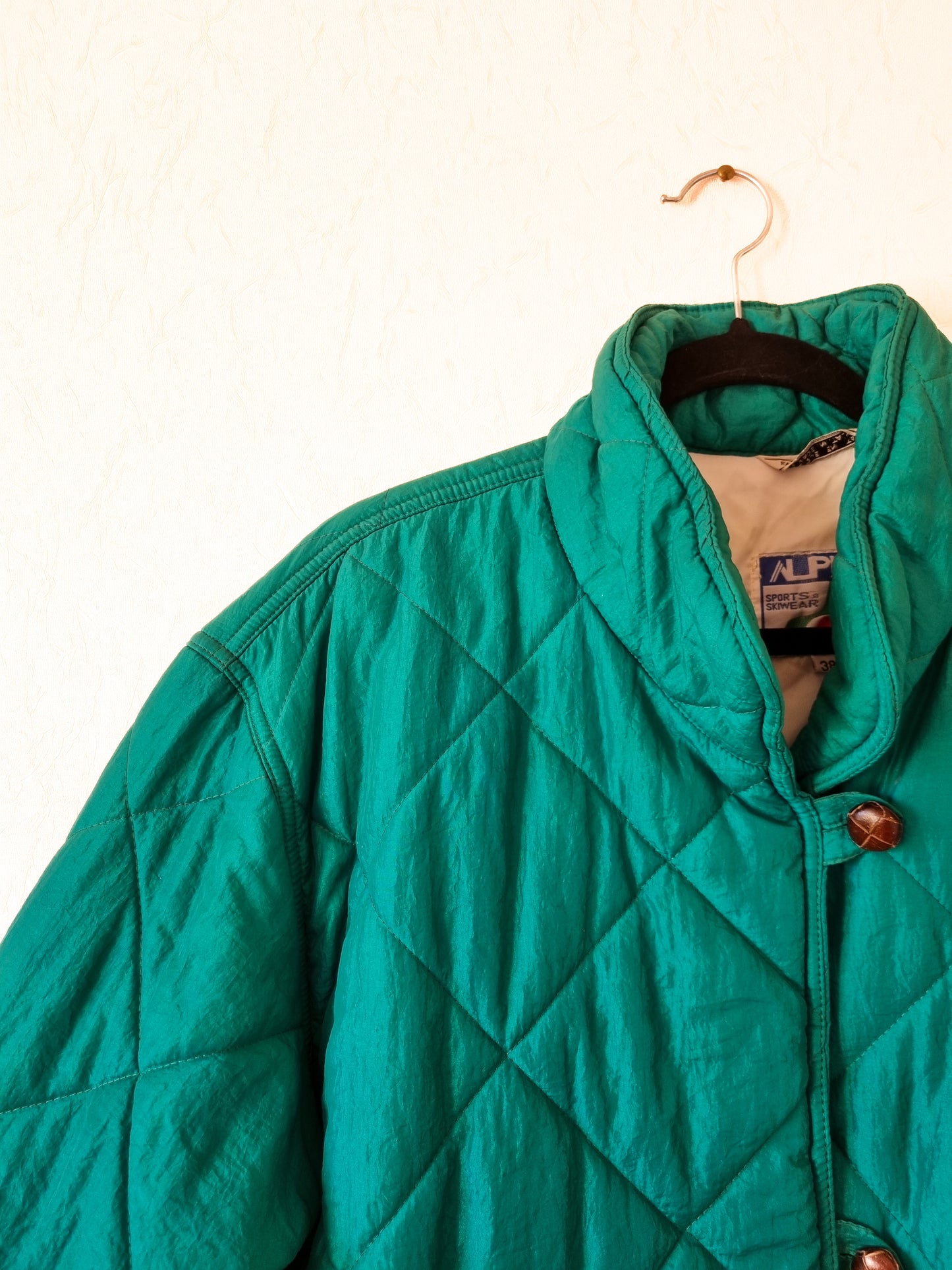 Veste matelassé vert