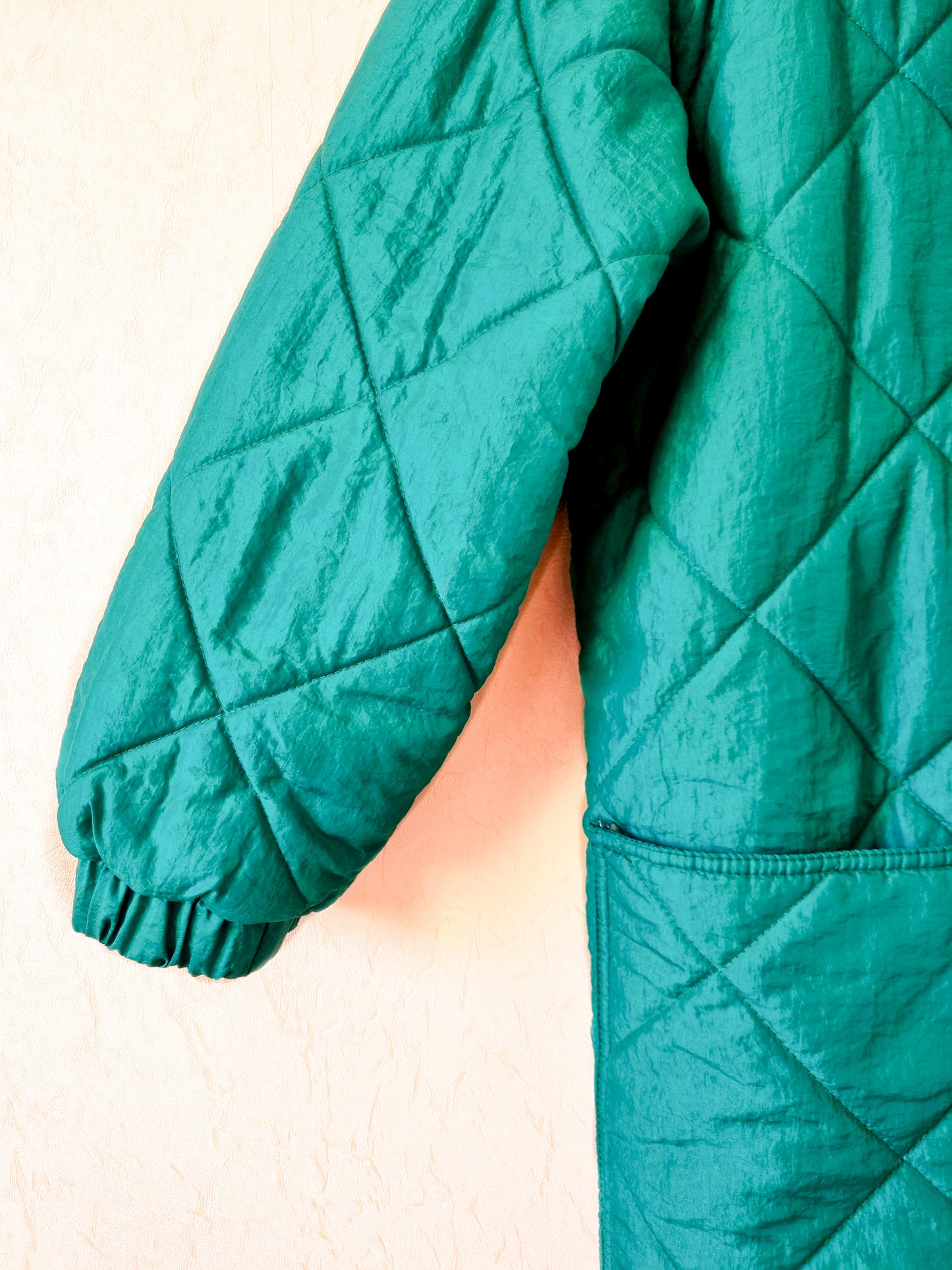 Veste matelassé vert