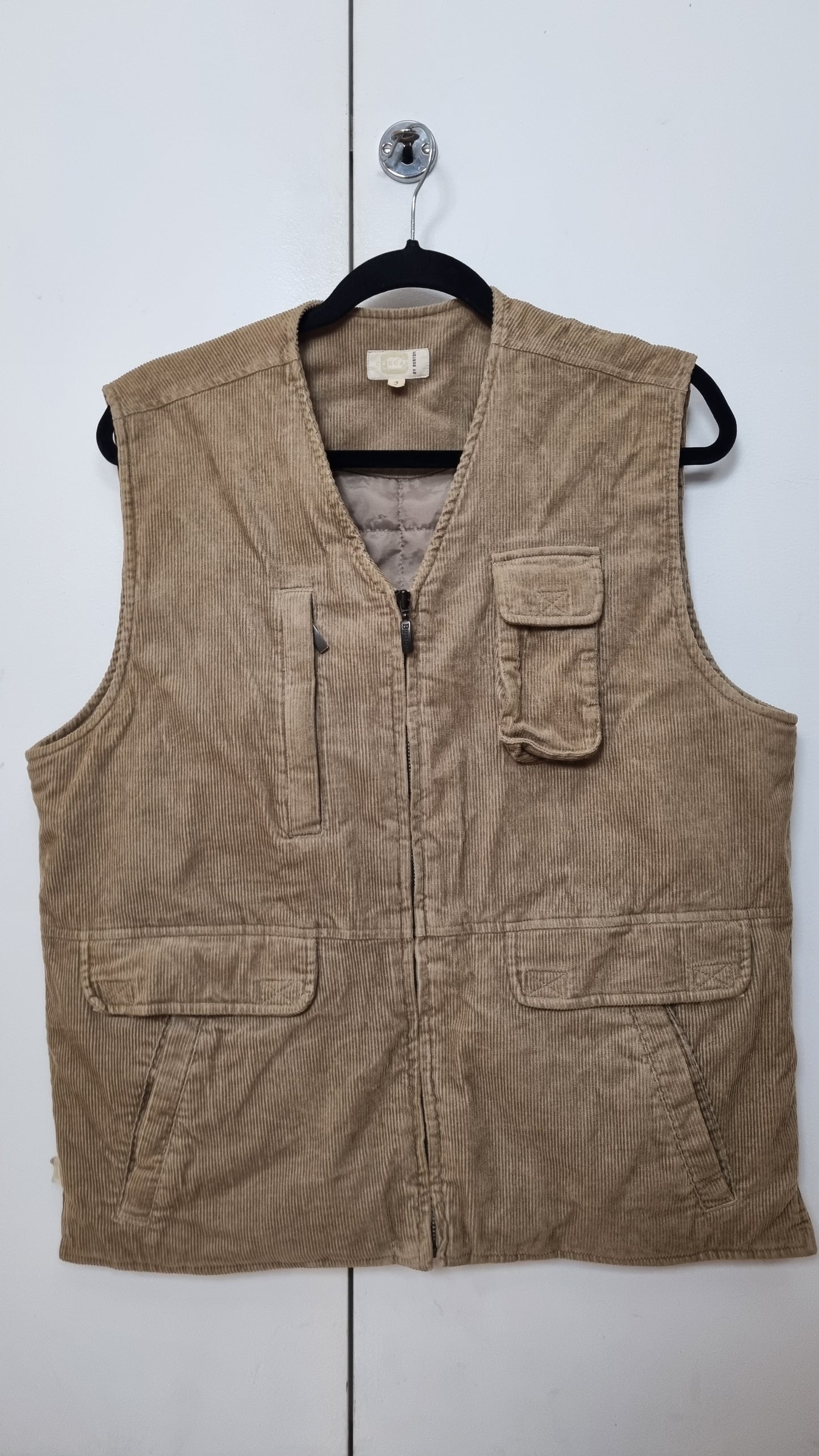 Gilet sans manche en velours