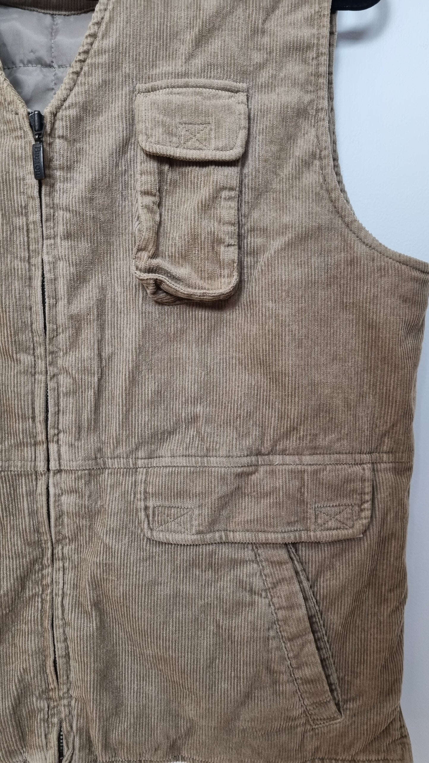 Gilet sans manche en velours