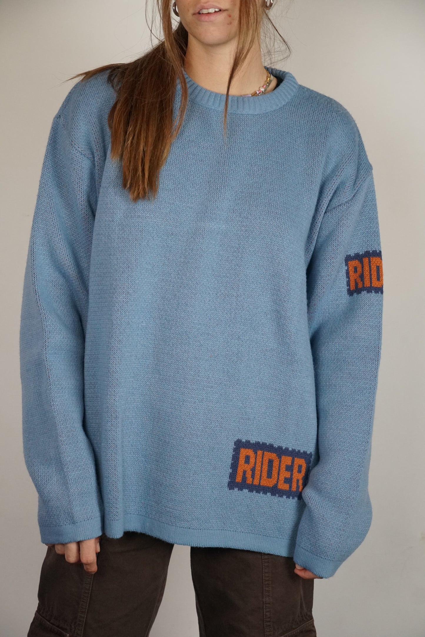 Pull bleu rider