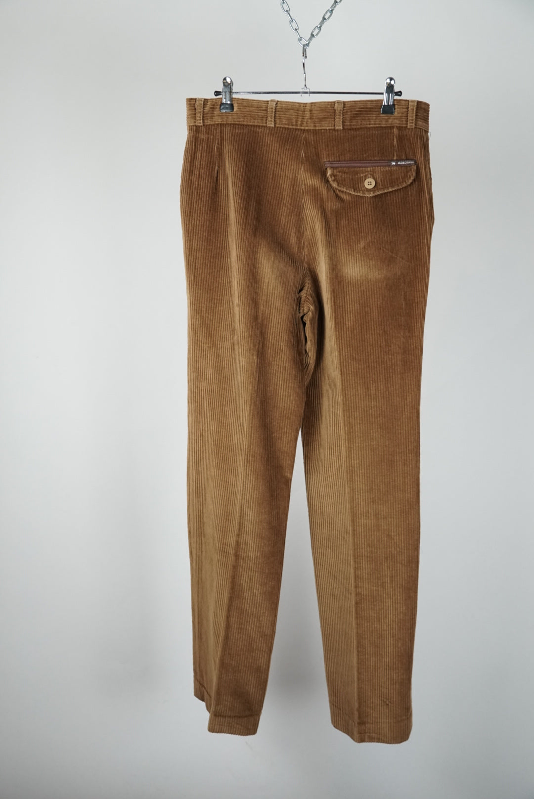 Pantalon velours côtelé marron