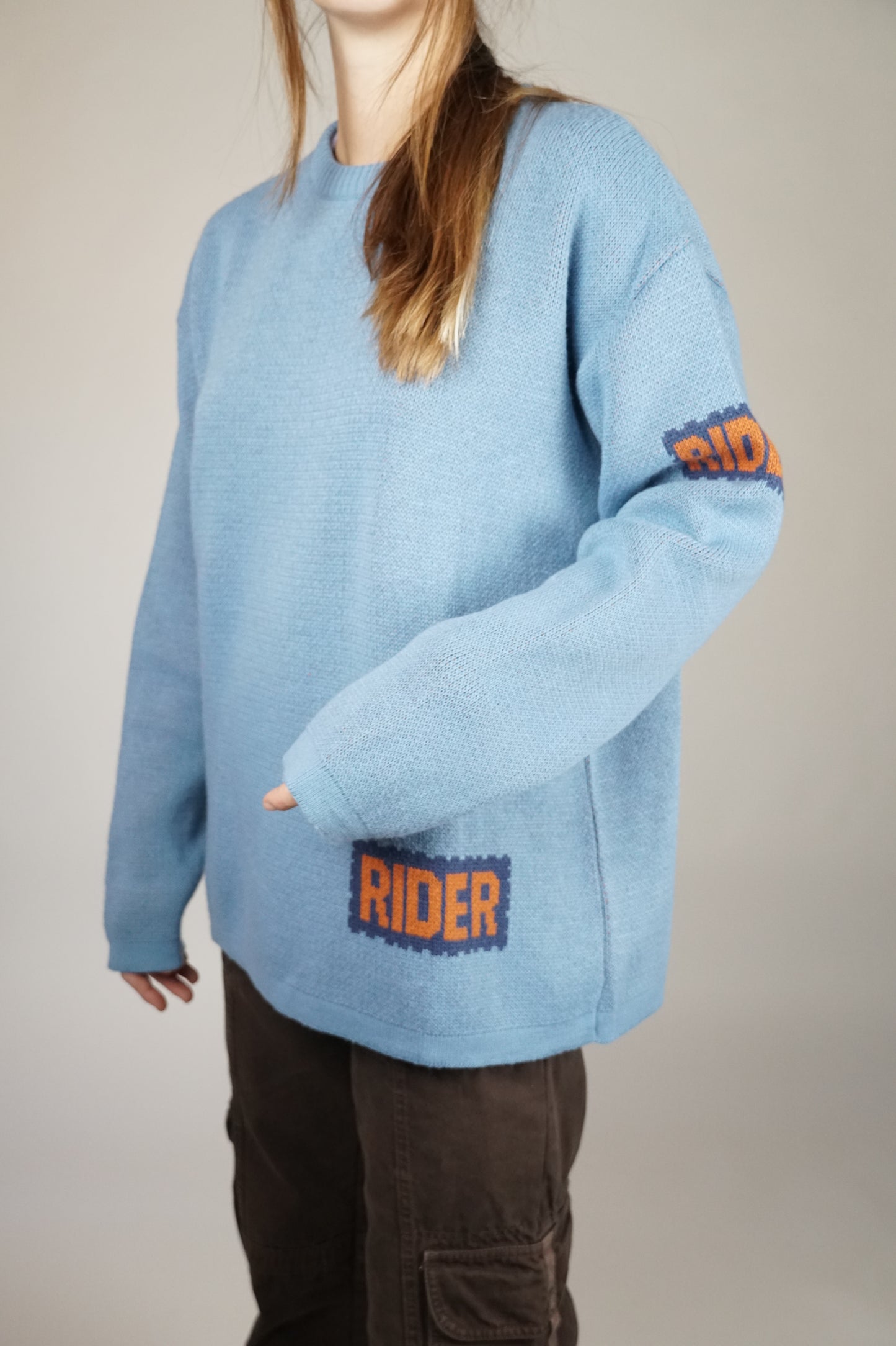 Pull bleu rider
