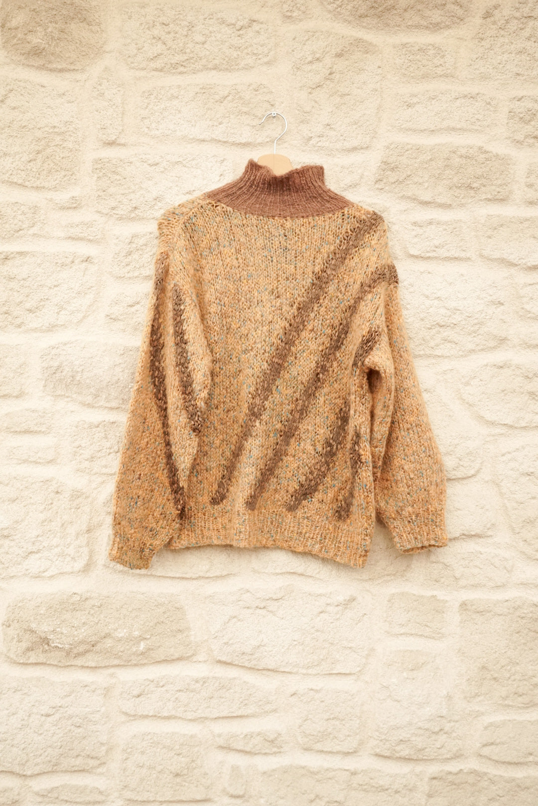 Pull col roulé en laine