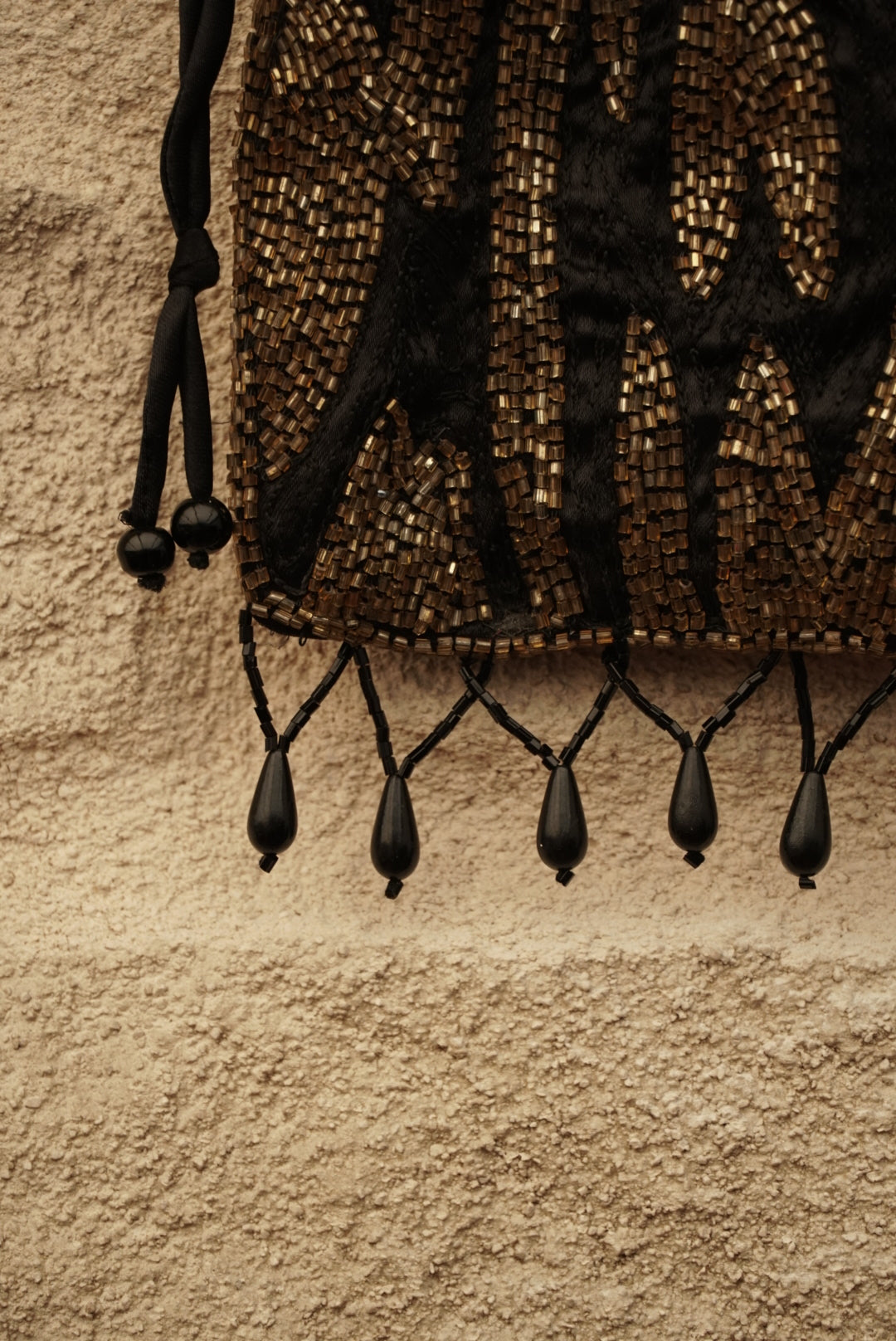 Sac sceau en perles