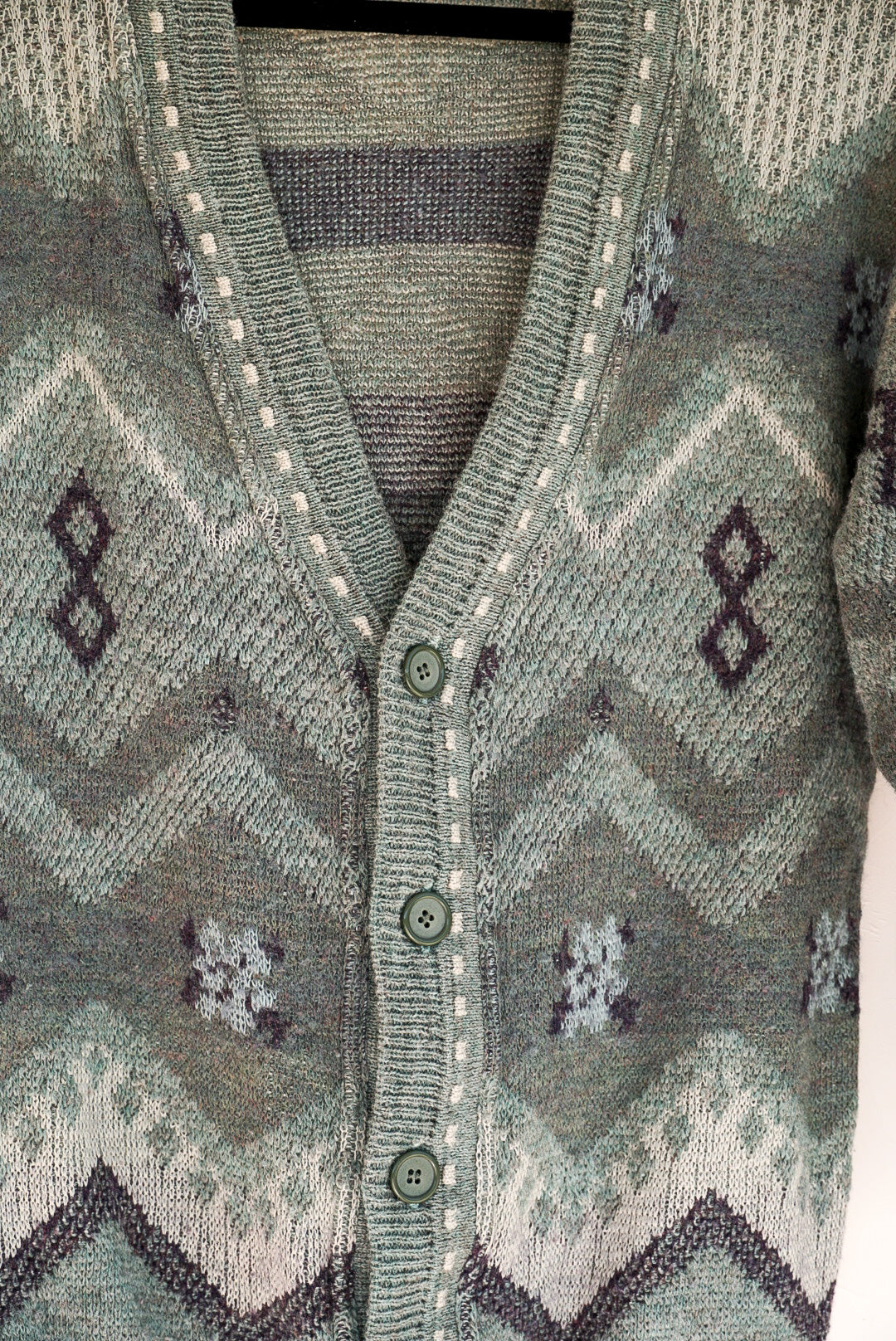 Cardigan à motif 80's