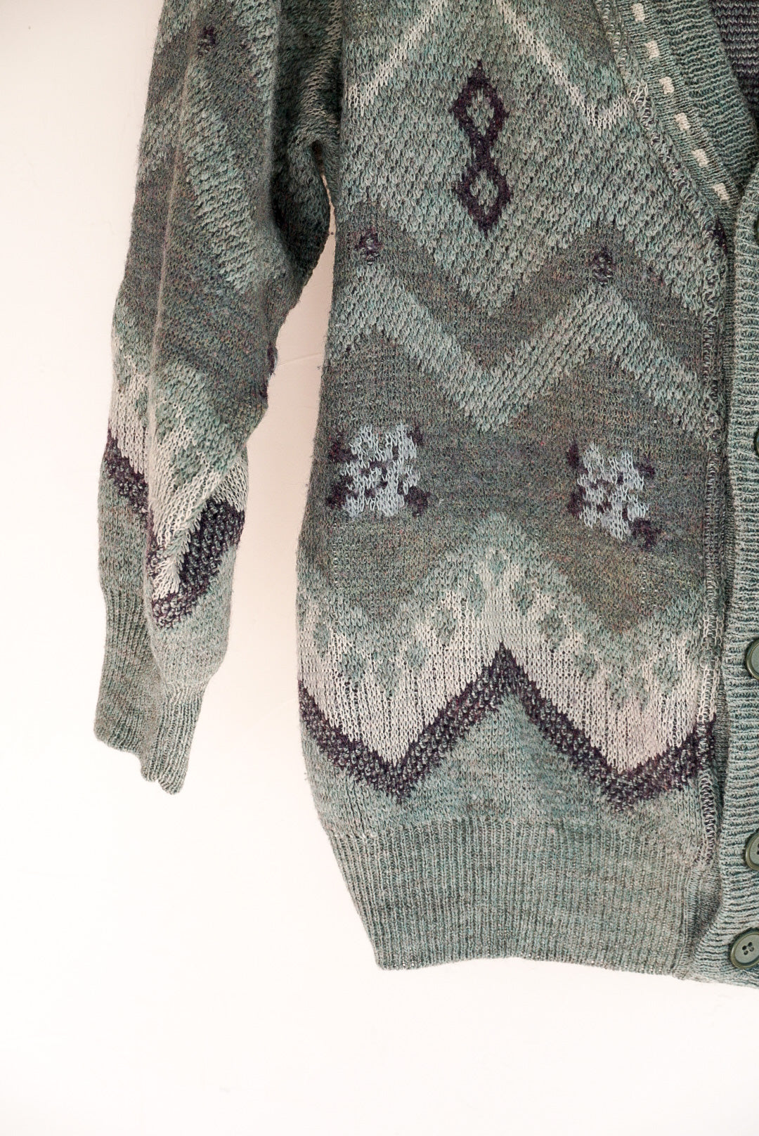 Cardigan à motif 80's