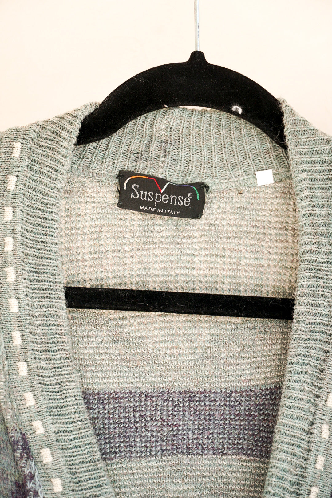 Cardigan à motif 80's
