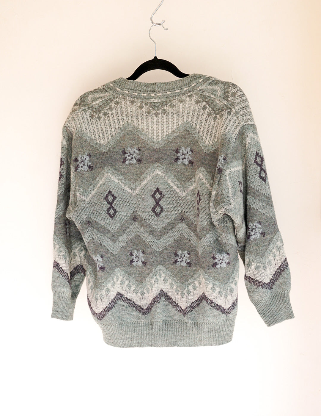 Cardigan à motif 80's