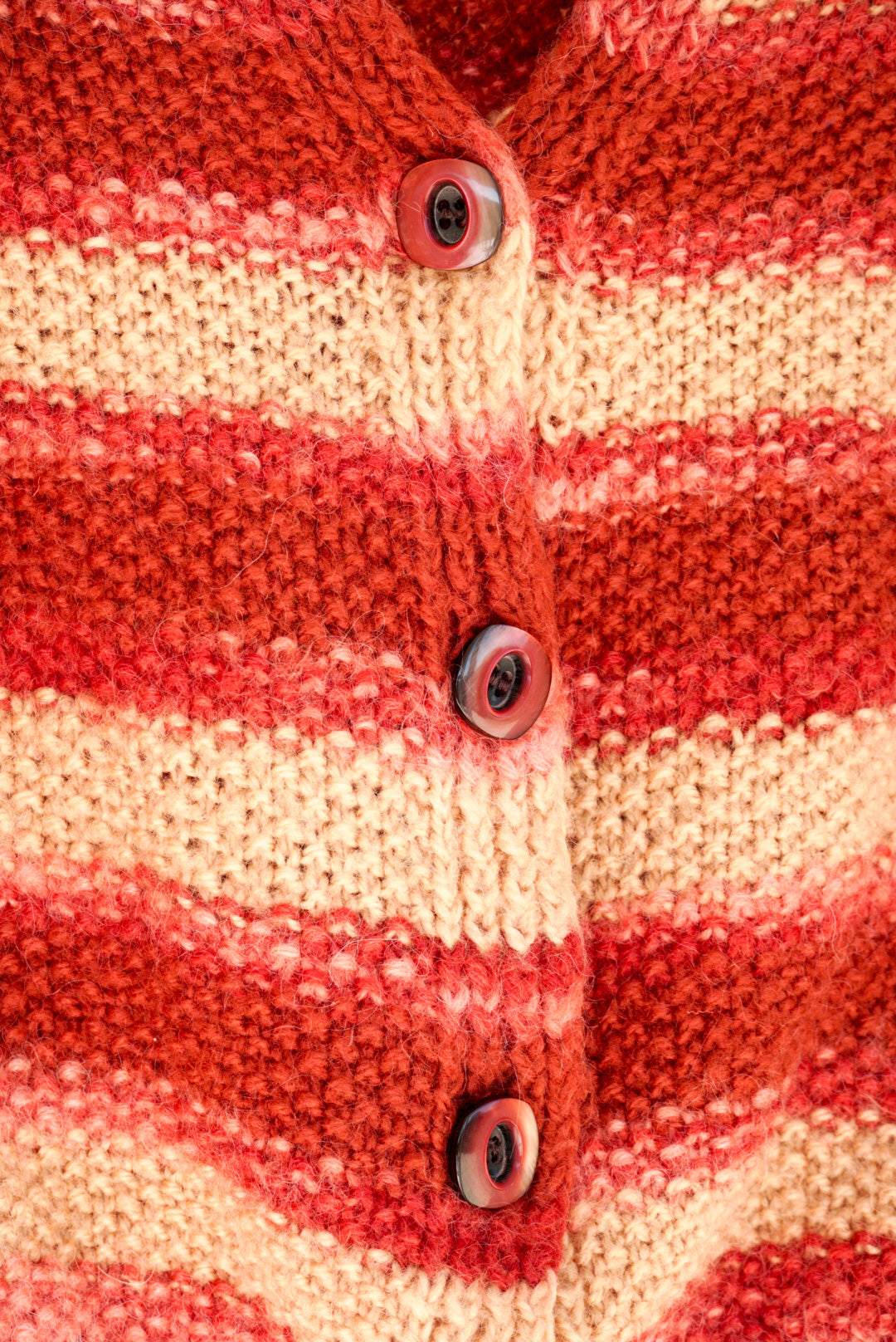 Cardigan à rayure en laine