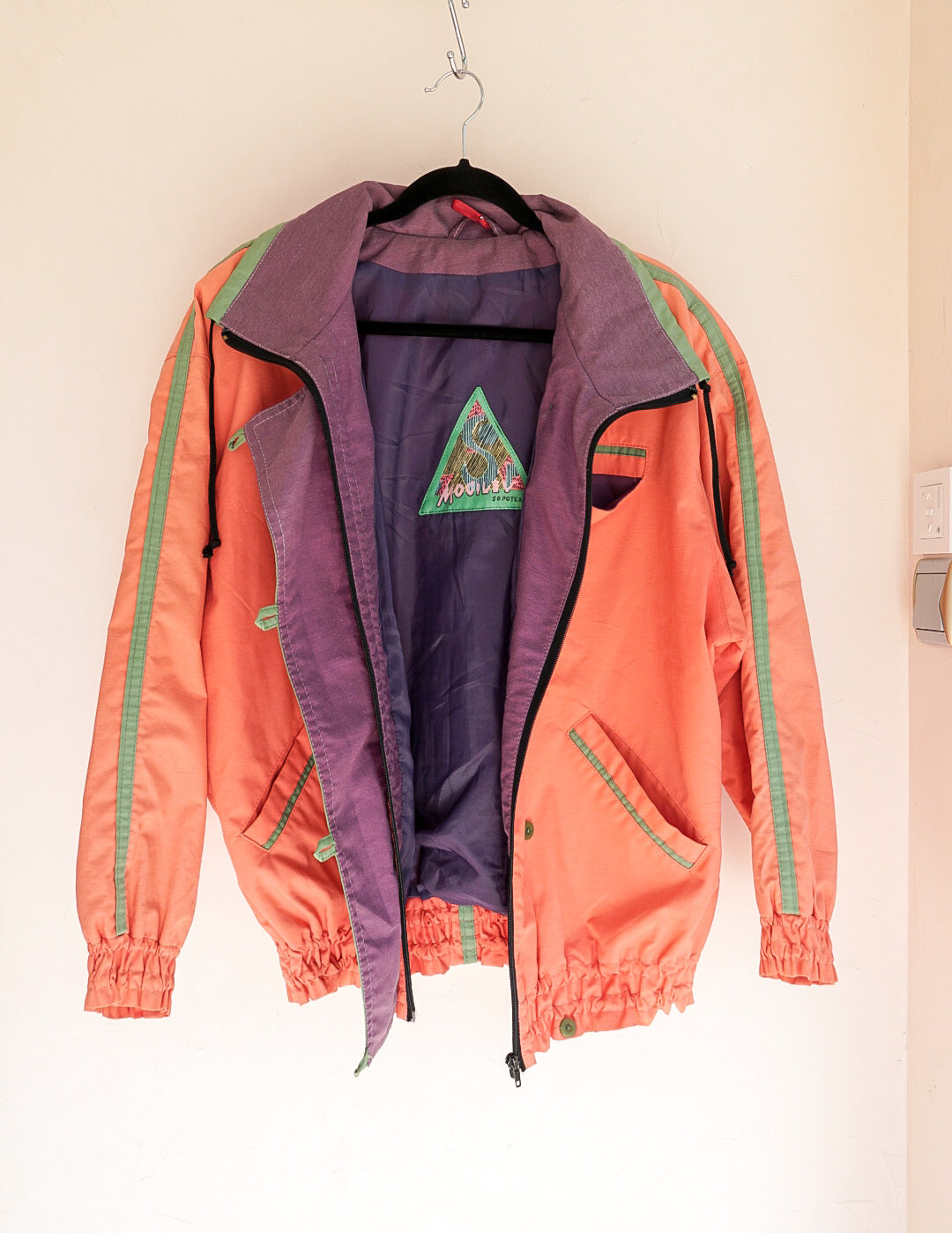 Veste saumon 80's