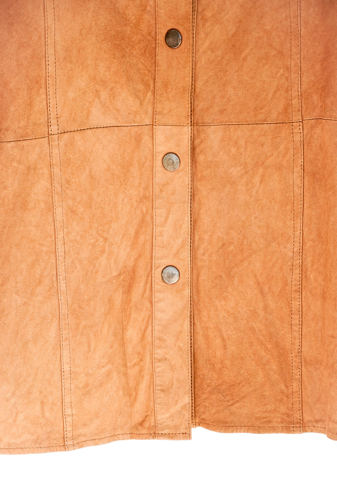 Chemise en daim camel