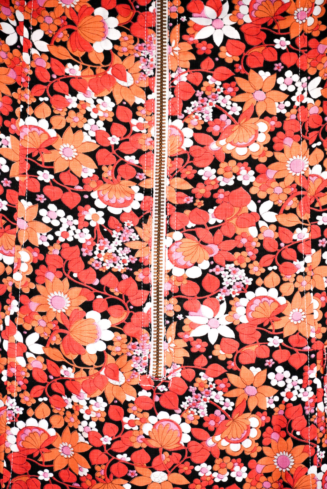 Robe à fleurs seventies