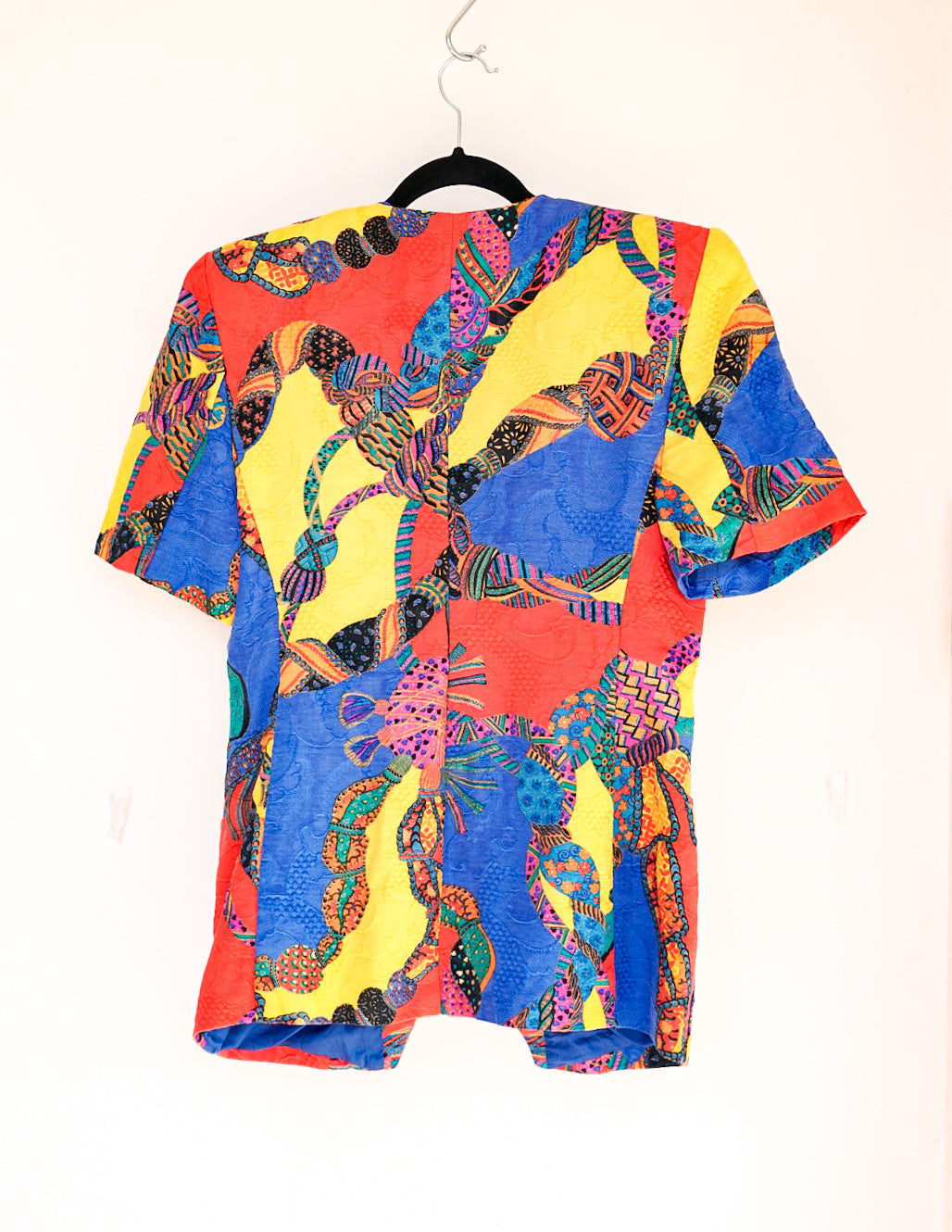 Veste brocard bariolé