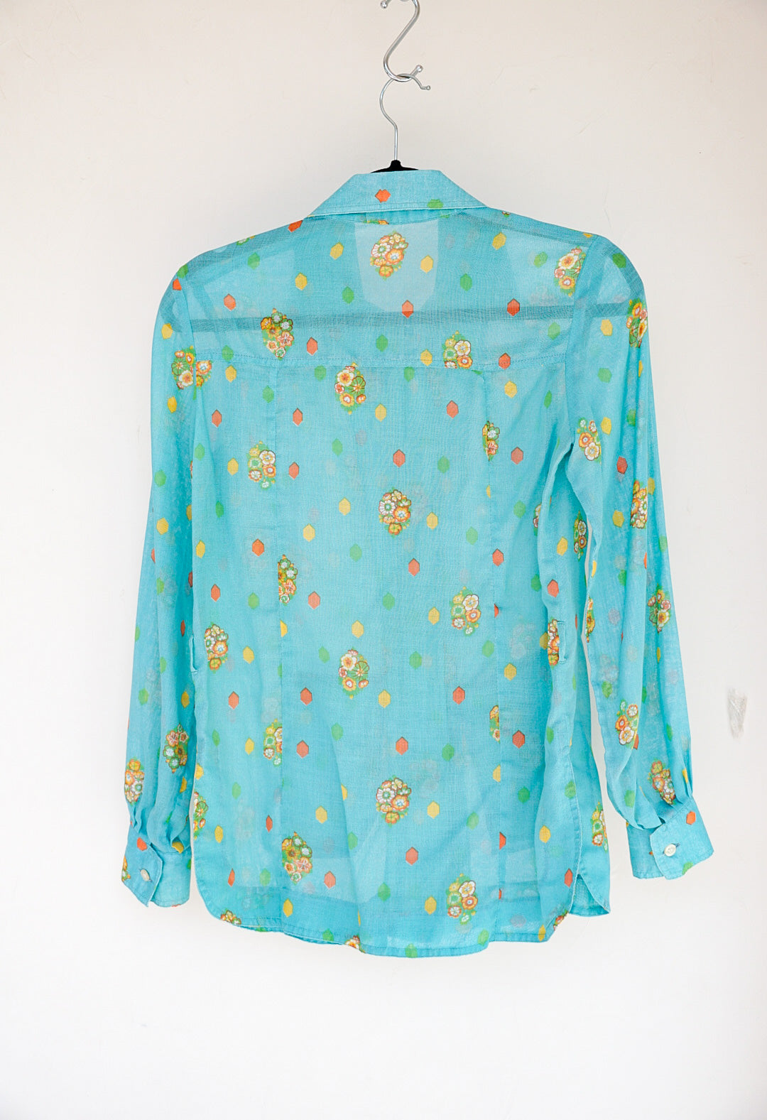 Chemise bleu 70's