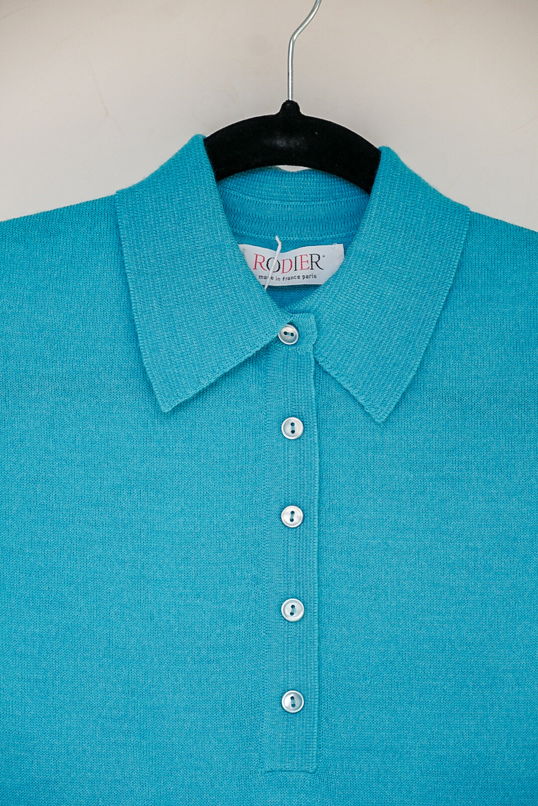 Top en maille bleu Rodier