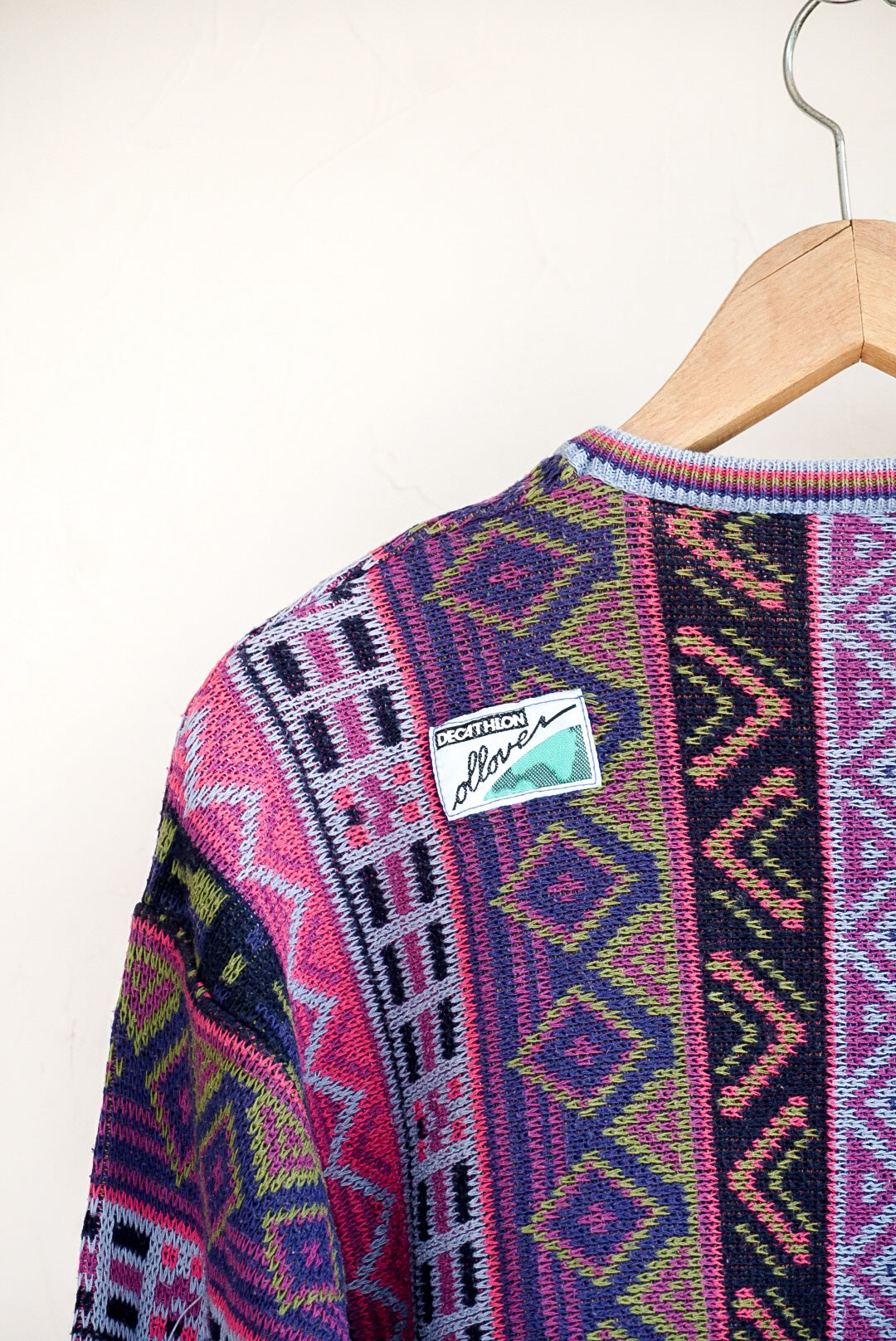Pull décathlon violet 90's