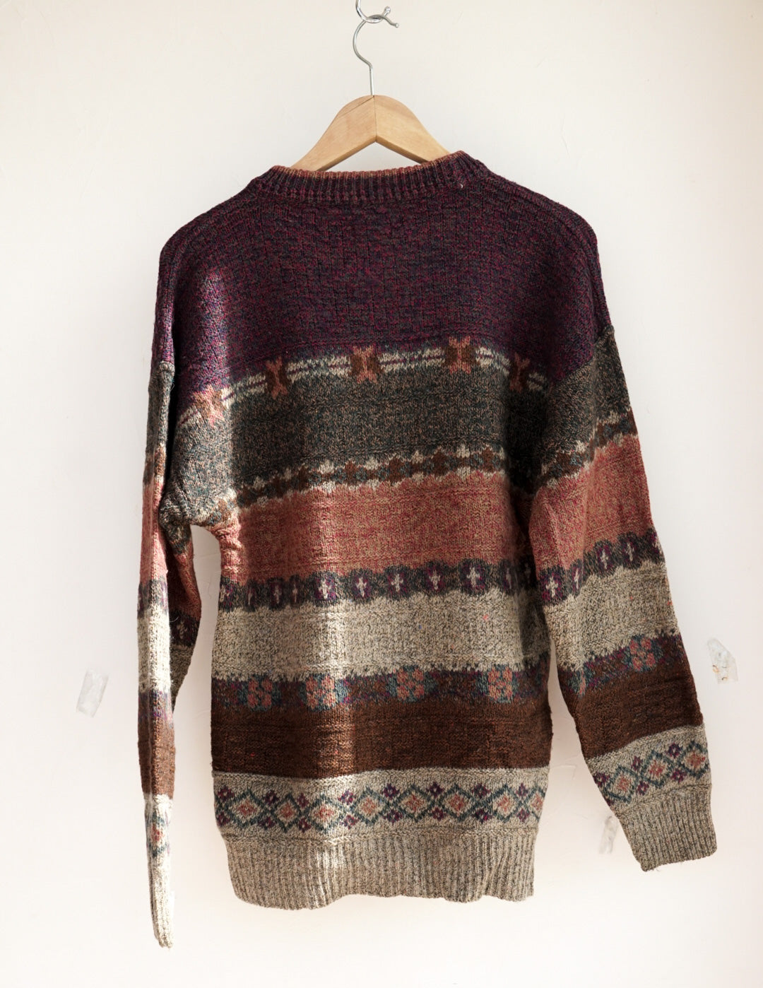 Pull Ireland à rayure bordeaux