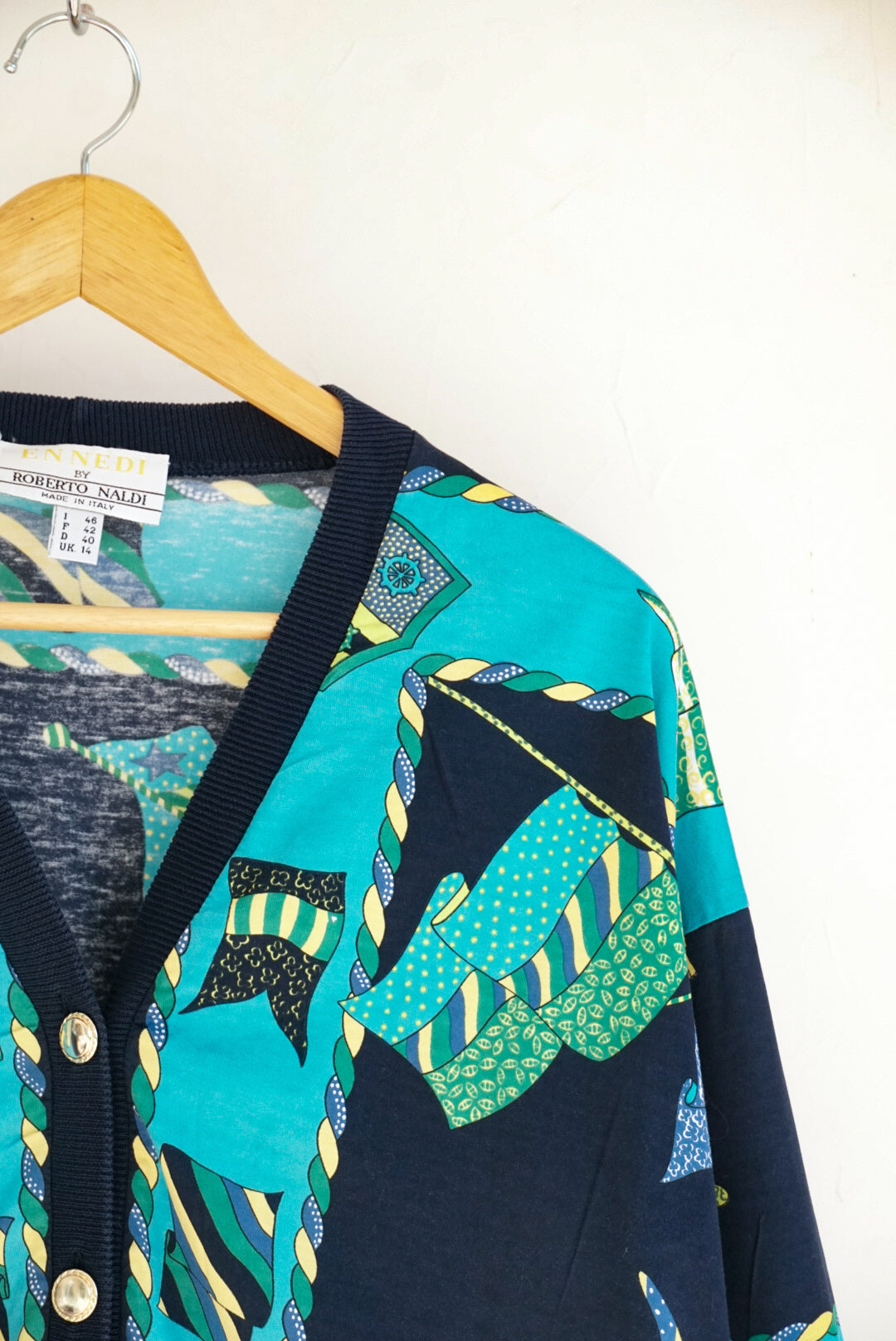 Gilet motif marin foulard