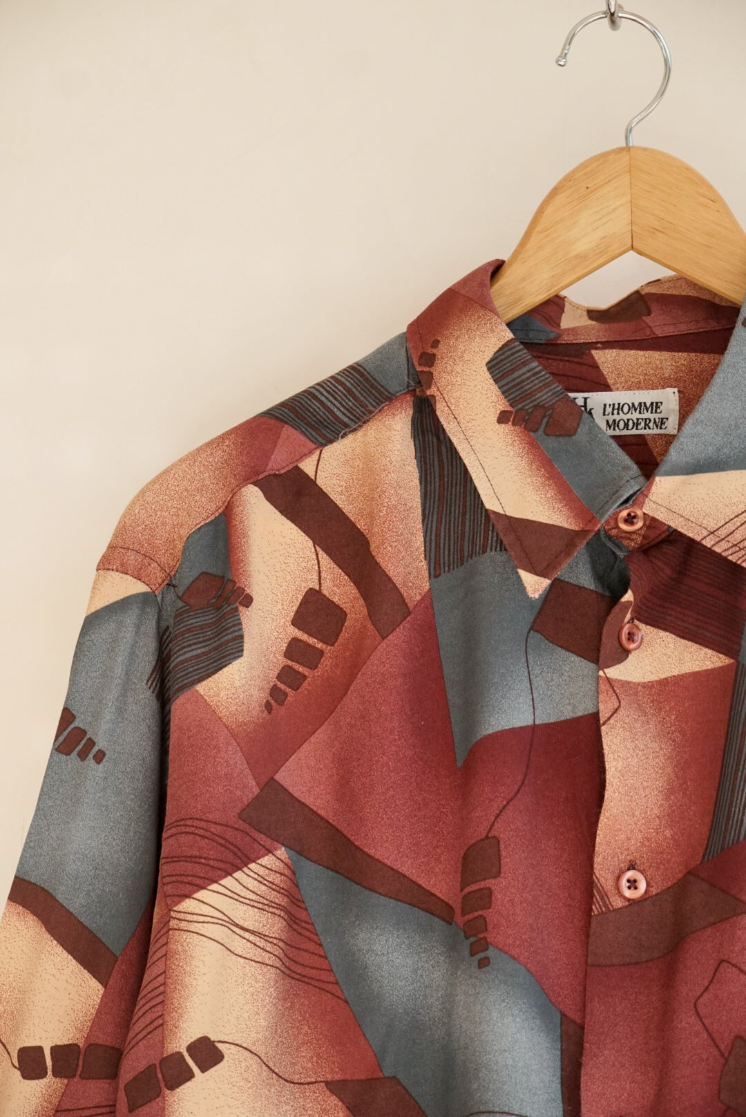 Chemise bariolée 80's