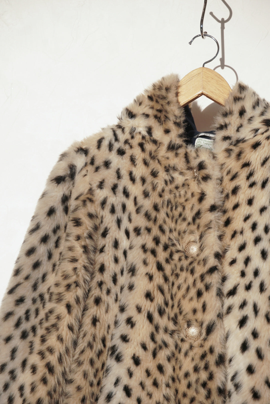 Manteau fausse fourrure motif animal