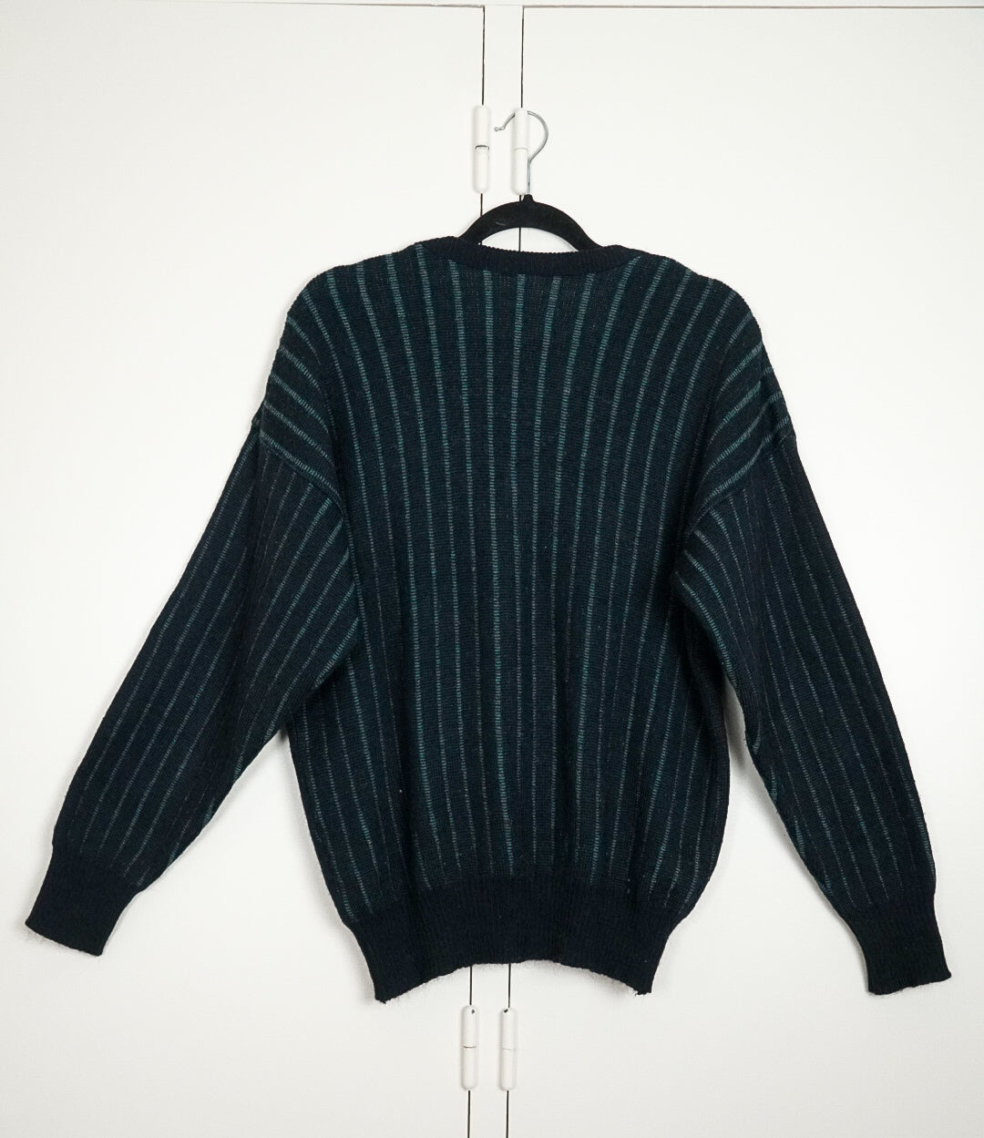 Pull bleue marine geomtrique