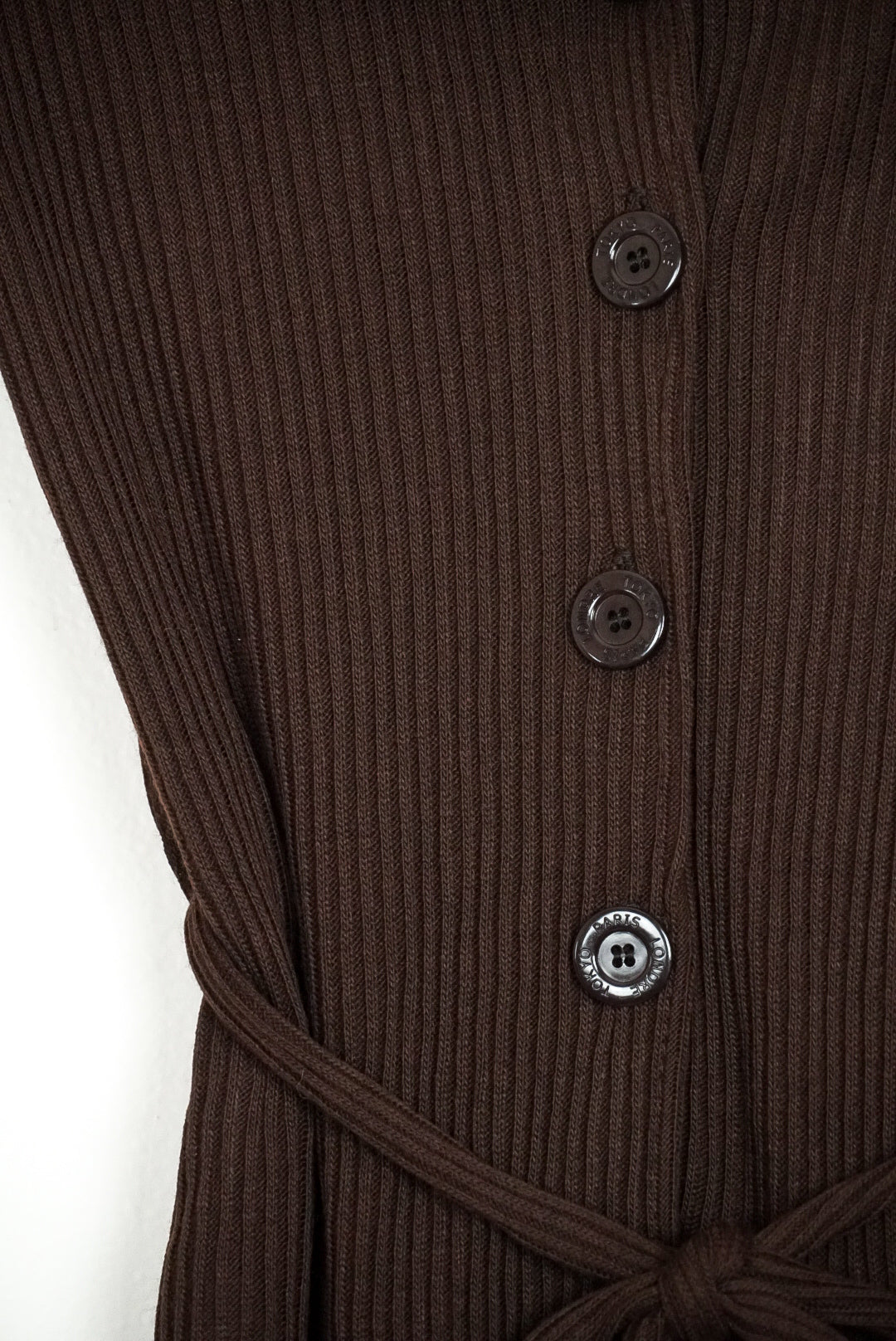 Gilet mi long col fausse fourrure