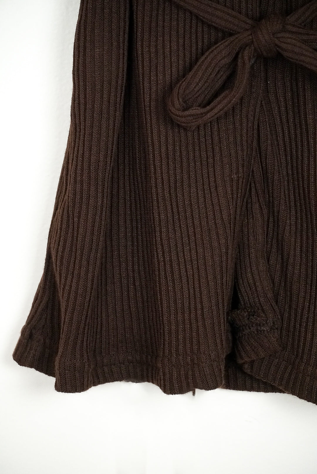 Gilet mi long col fausse fourrure