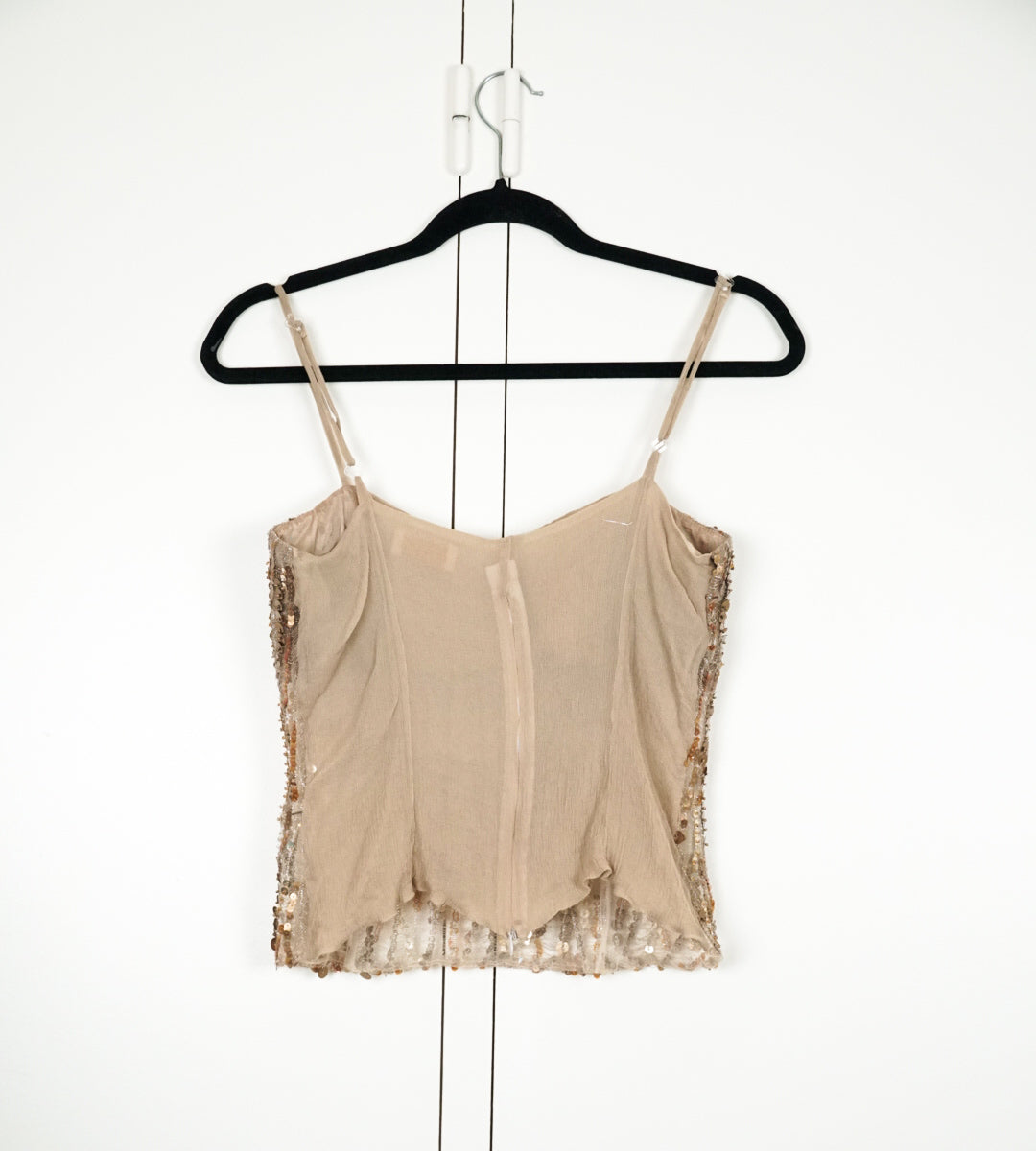 Top brodé sequins