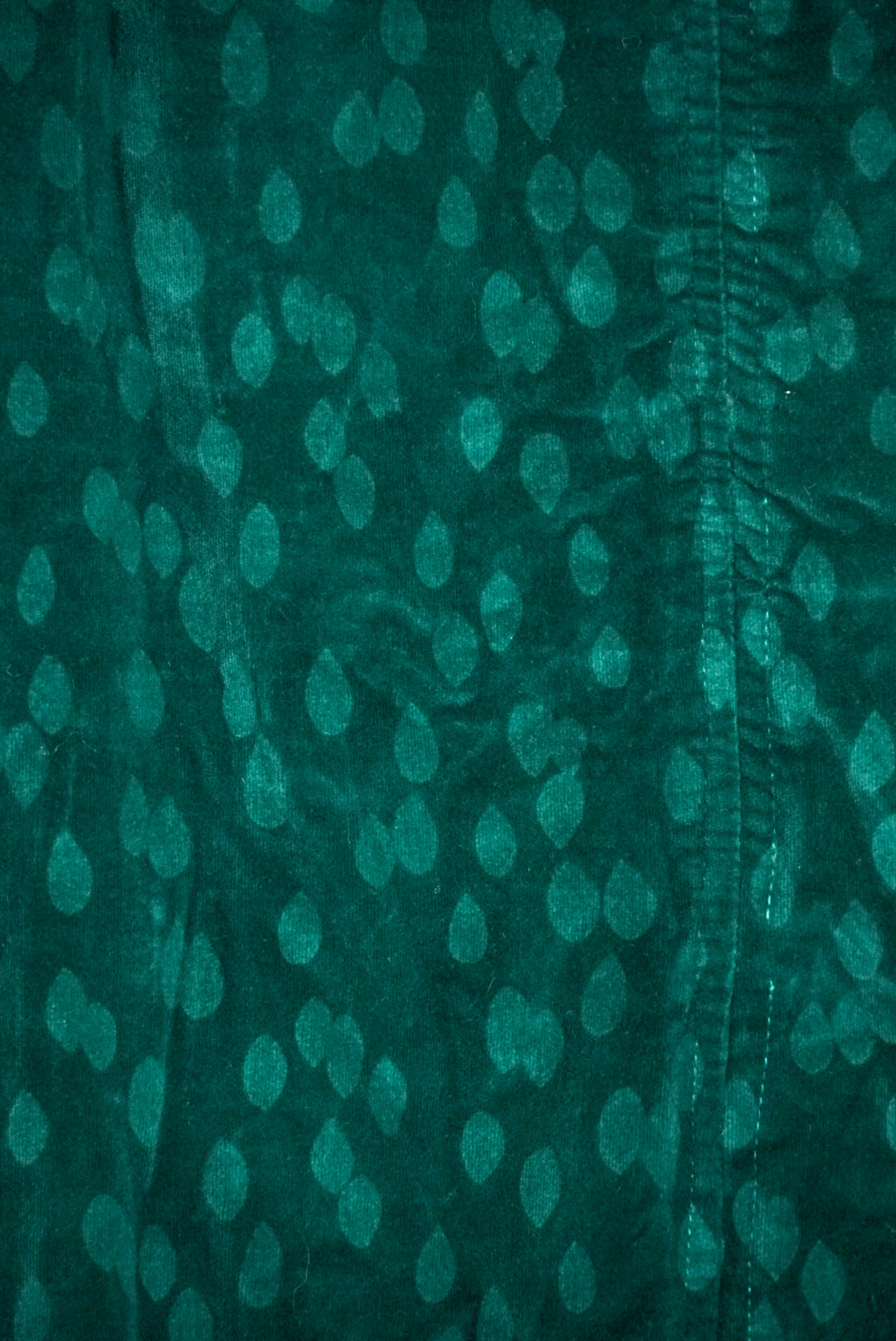 Jupe longue verte en velours