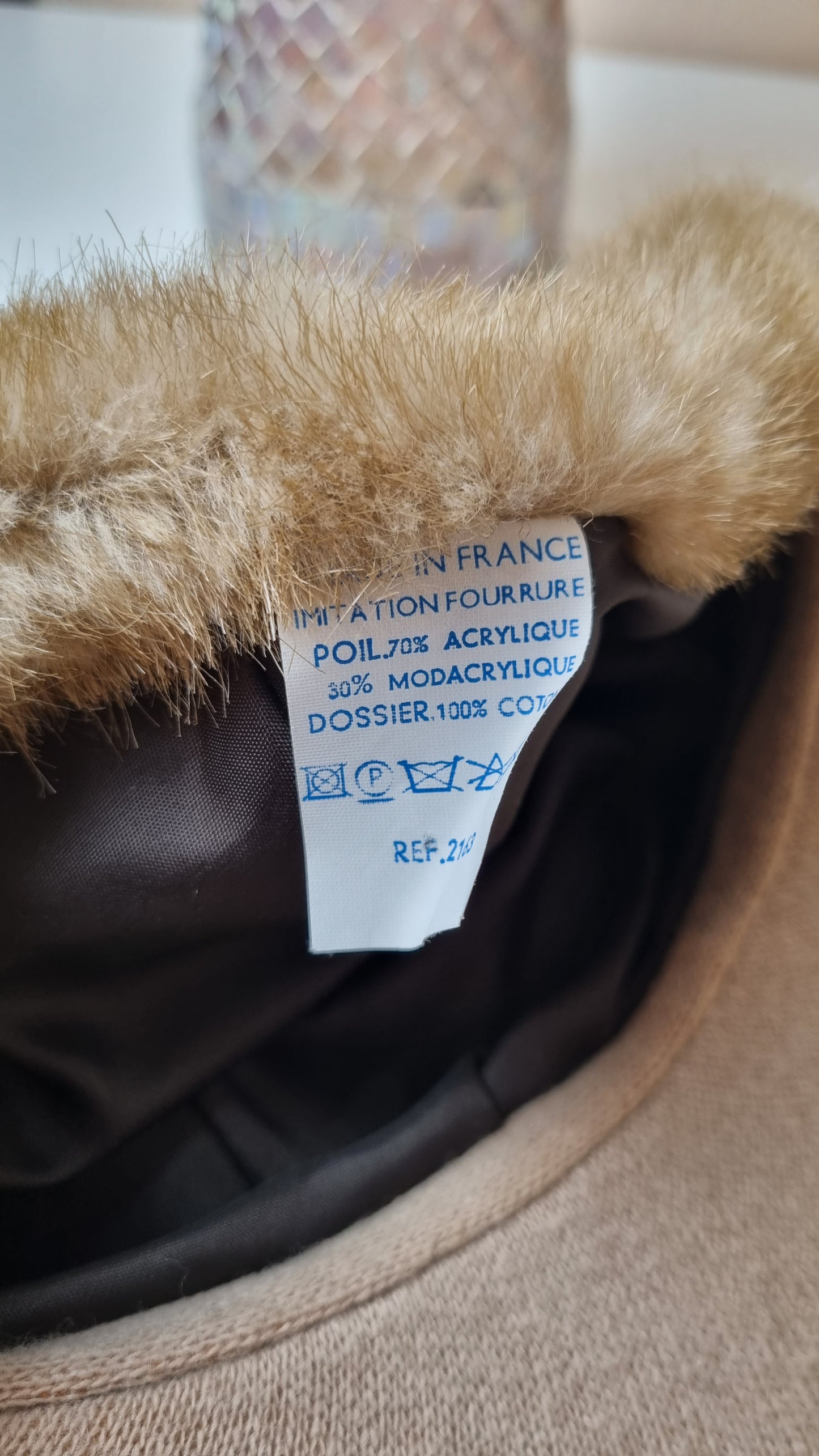 Chapeau cap fausse Fourrure