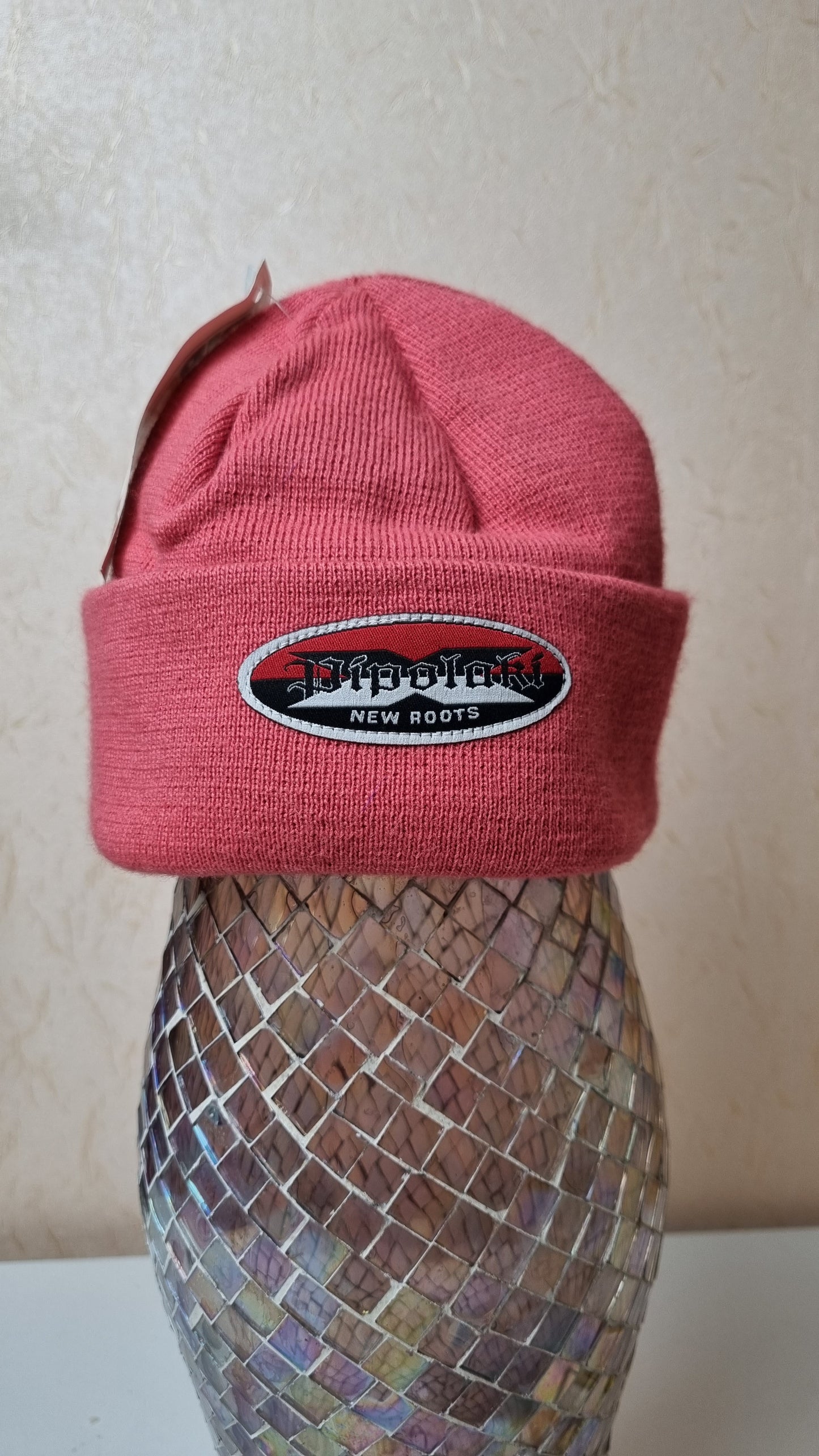 Bonnet vieux rose