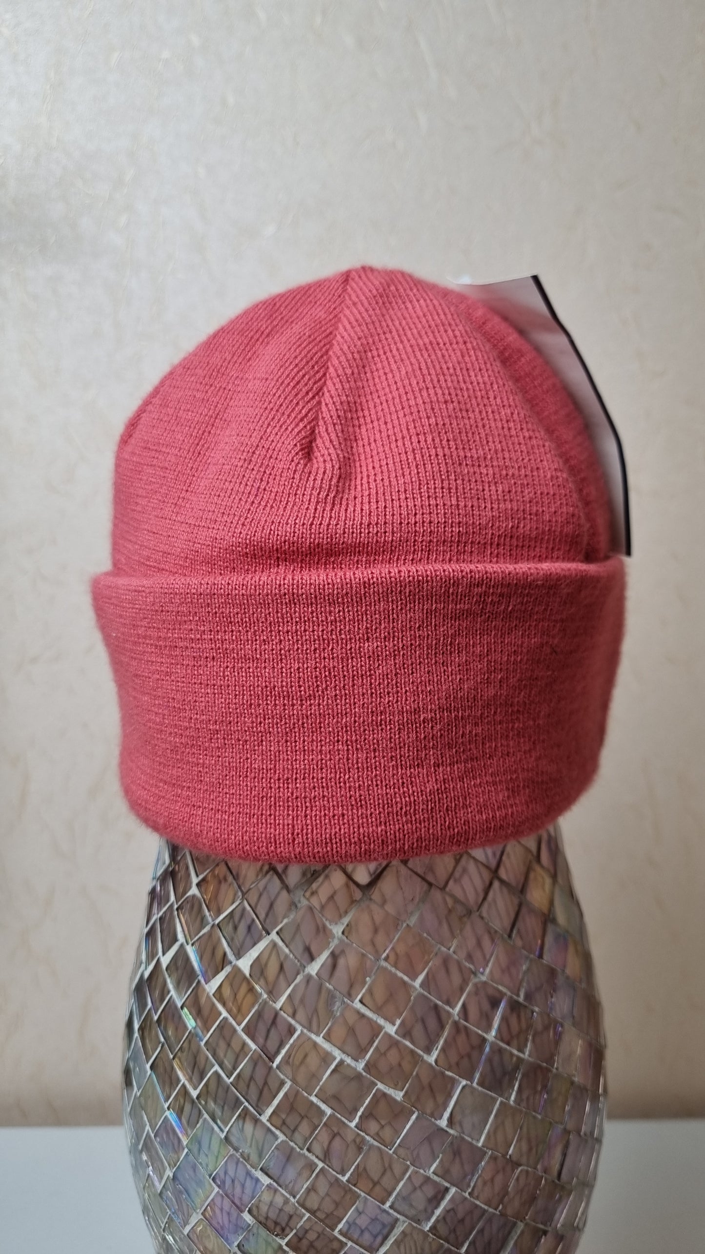 Bonnet vieux rose