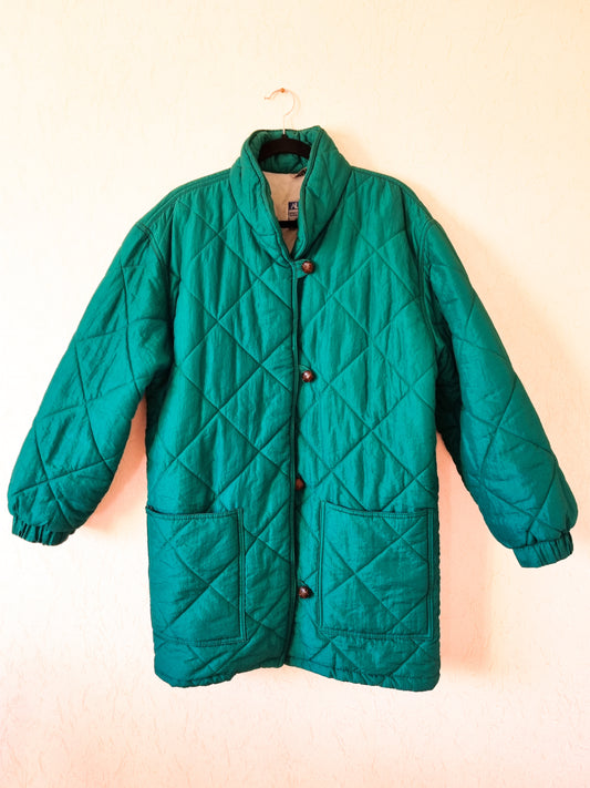 Veste matelassé vert