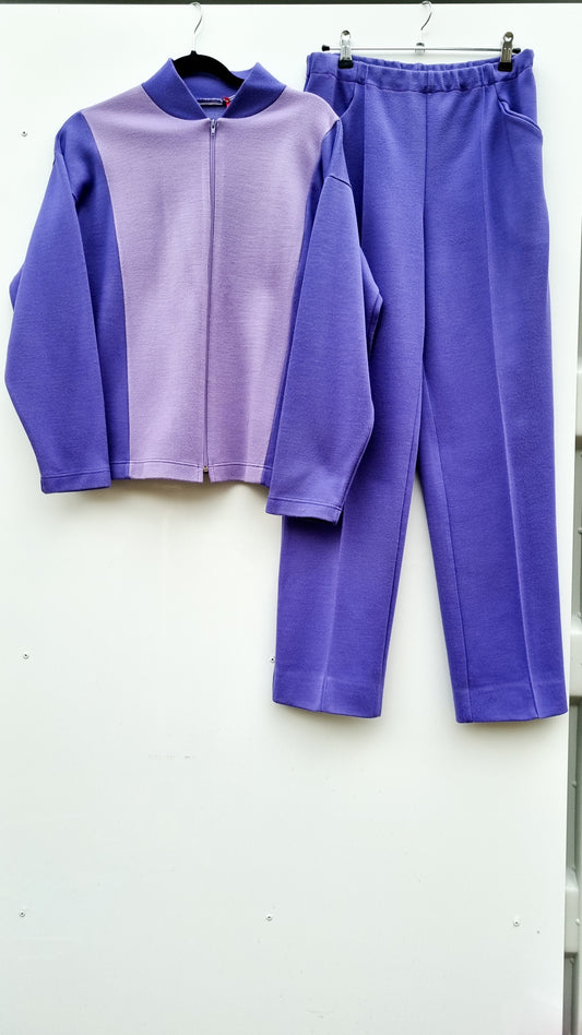 Ensemble jogging violet