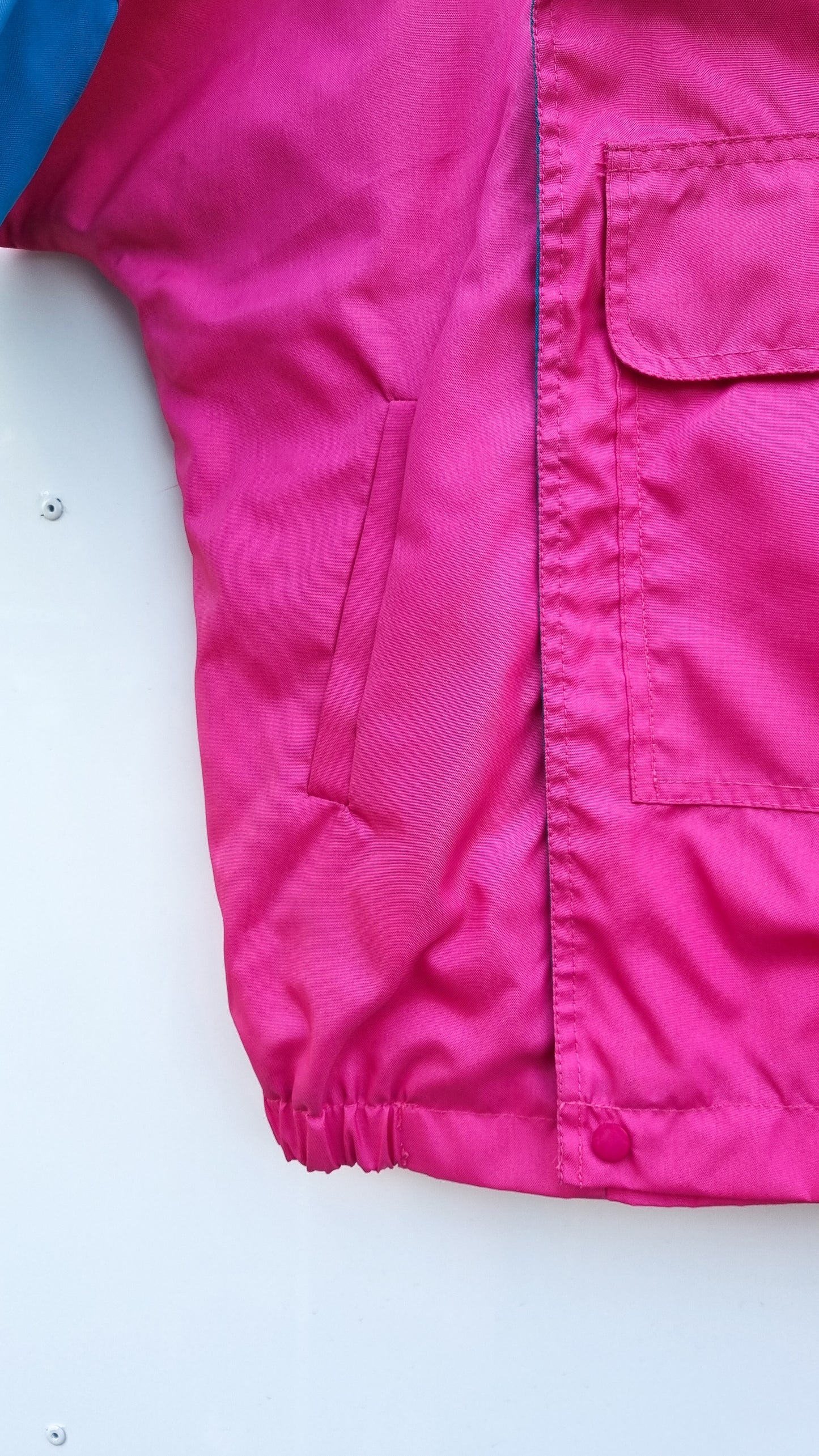 Kway rose et bleu