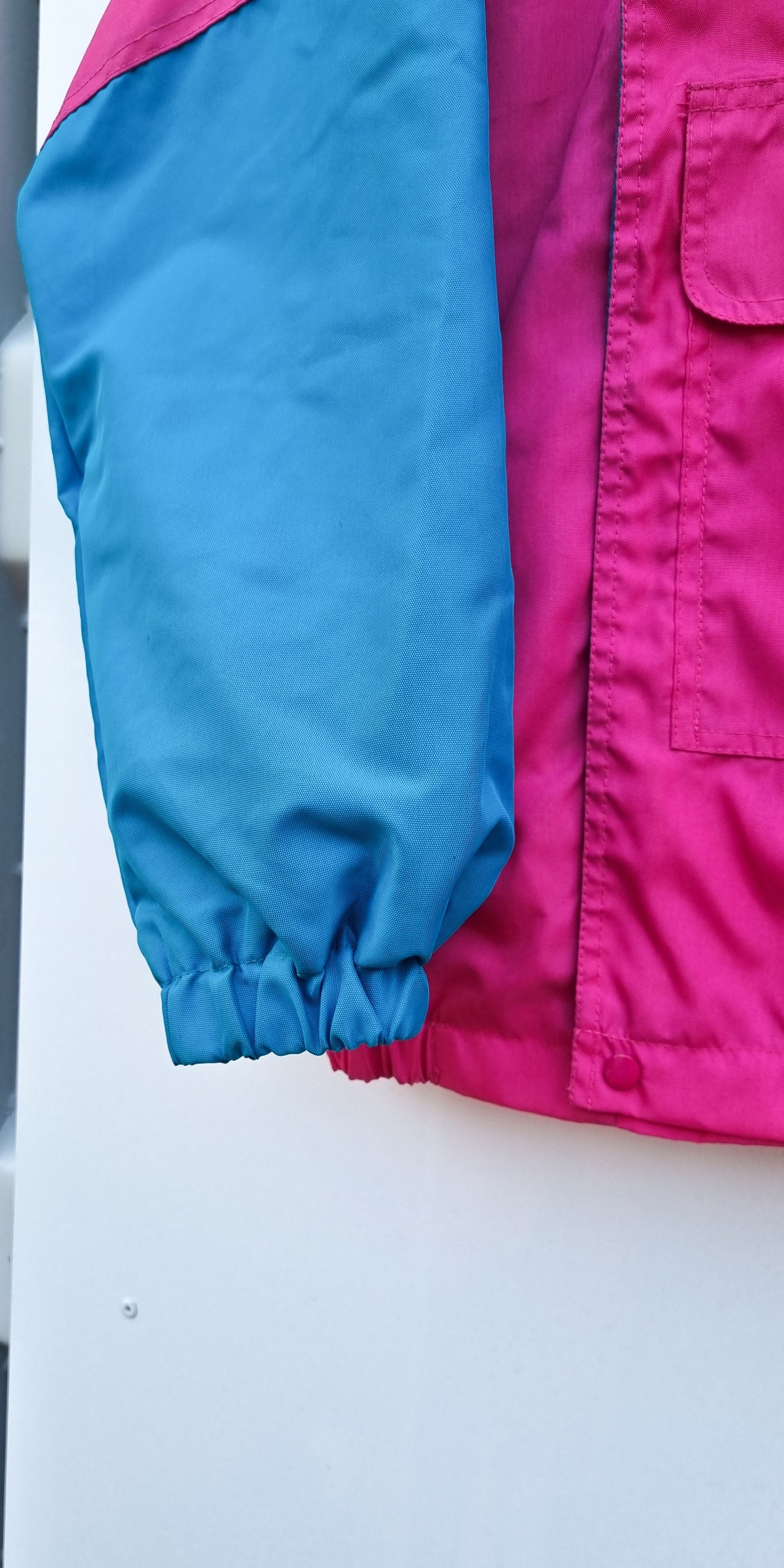 Kway rose et bleu