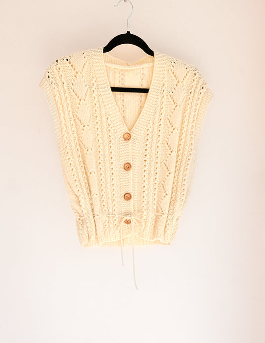 Gilet sans manche en maille