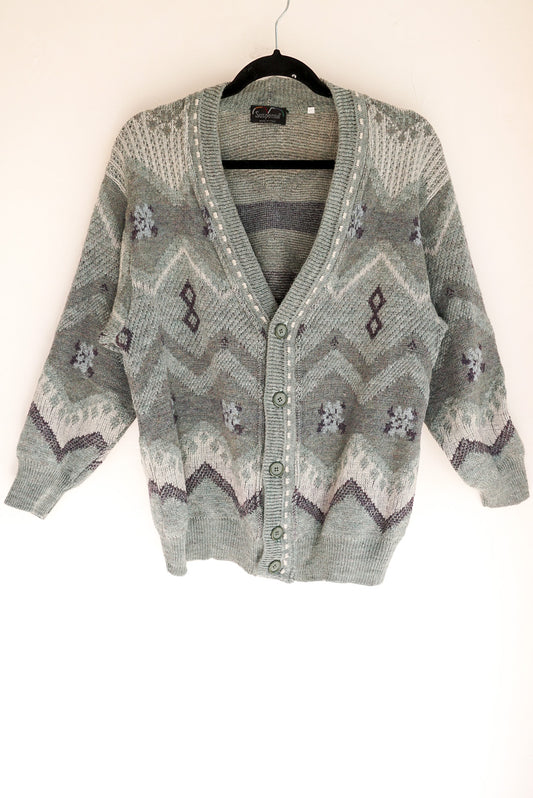 Cardigan à motif 80's