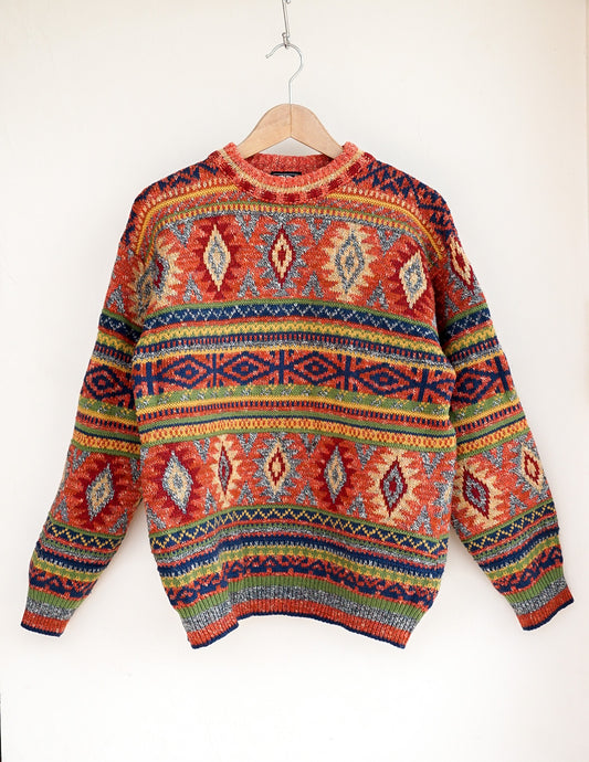 Pull coloré de ski