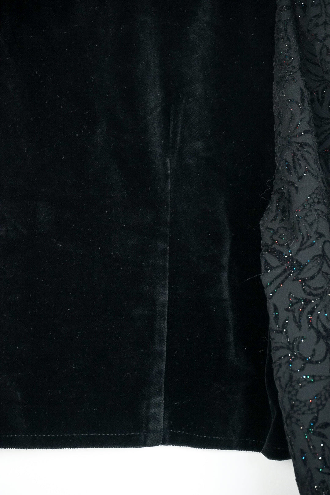 Bolero court noir manche pailletté